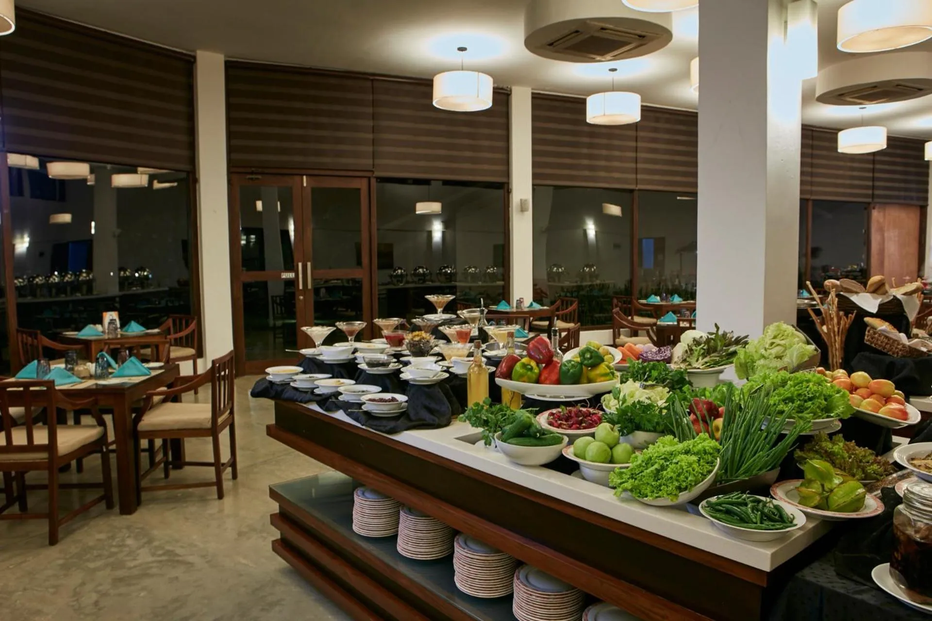 Restaurant/places to eat in The Calm Resort & Spa