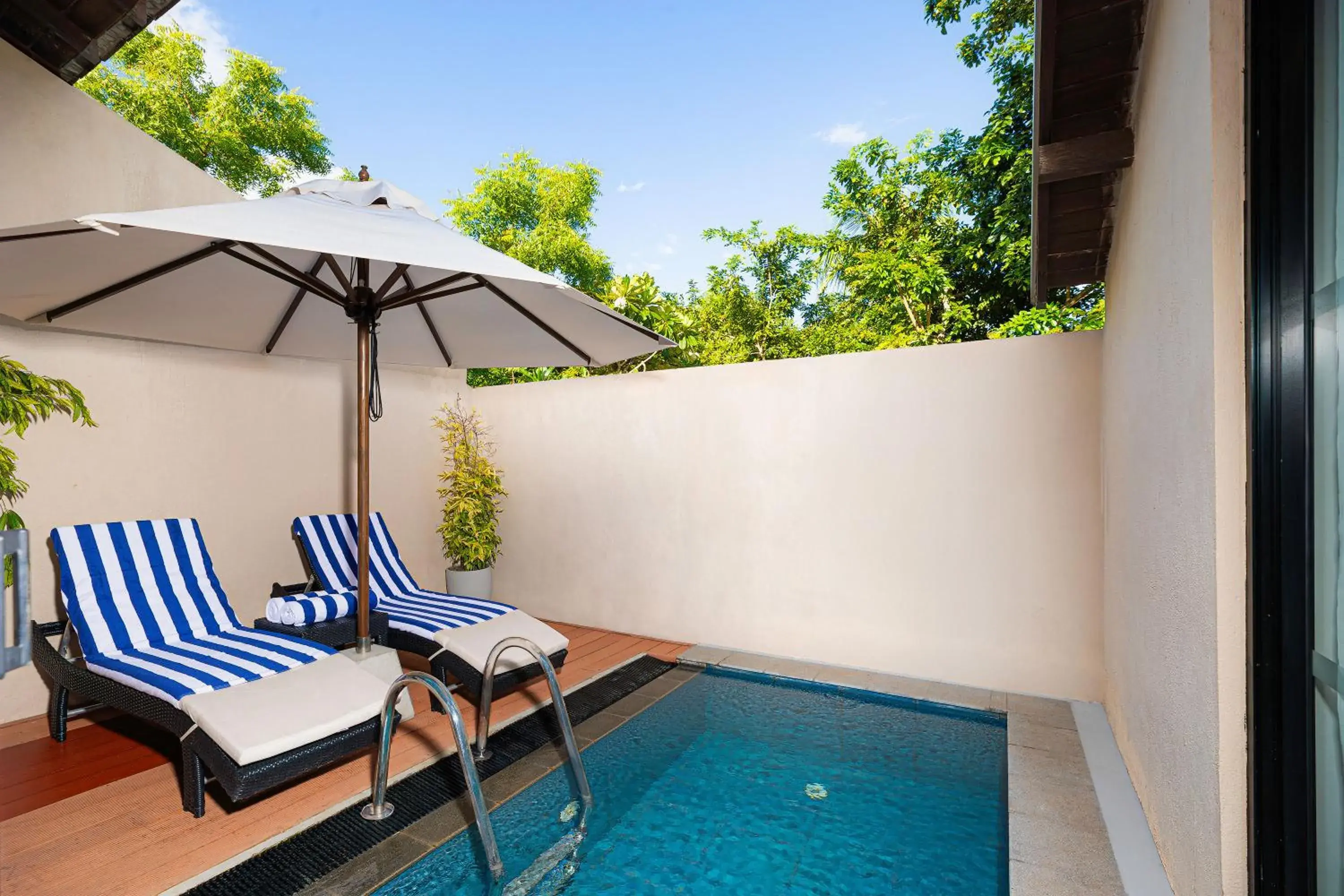 Pool view in The Calm Resort & Spa Pool view in The Calm Resort & Spa