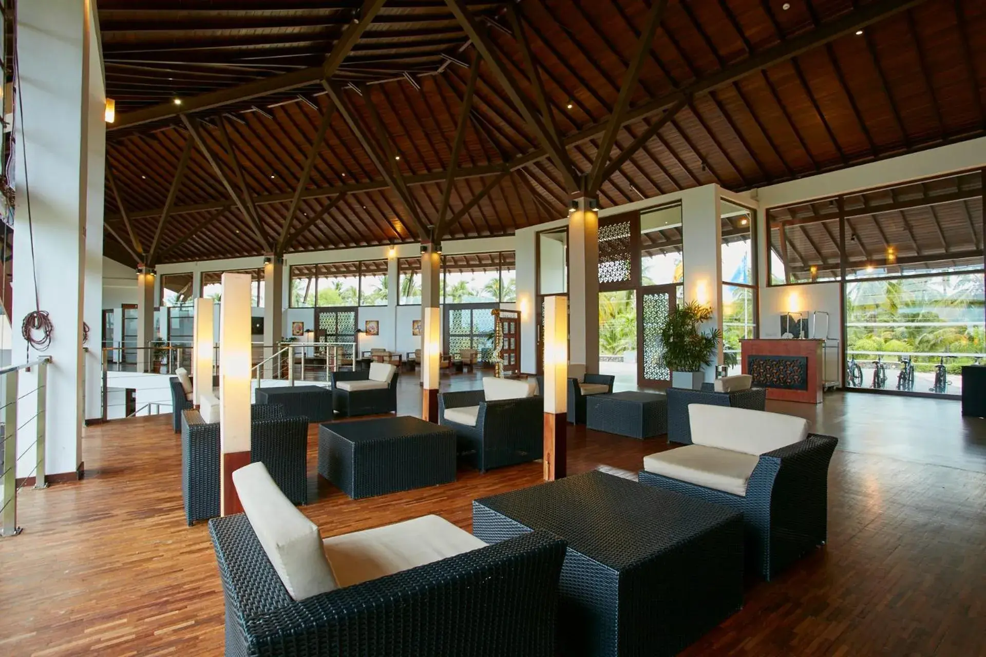 Lobby or reception in The Calm Resort & Spa Lobby or reception in The Calm Resort & Spa