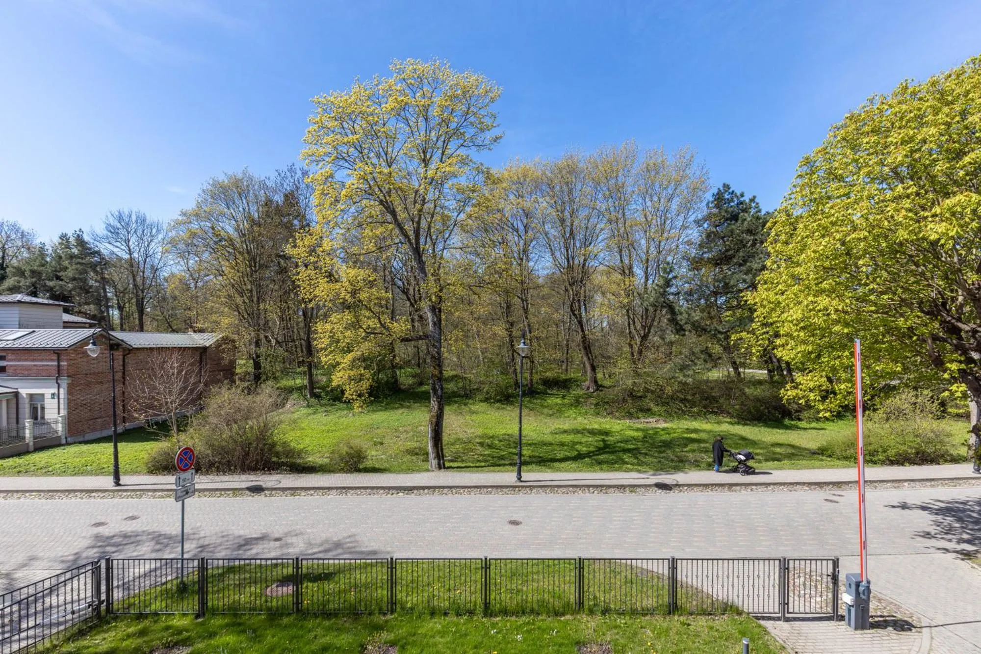 Garden view in Roze Park Rooms
