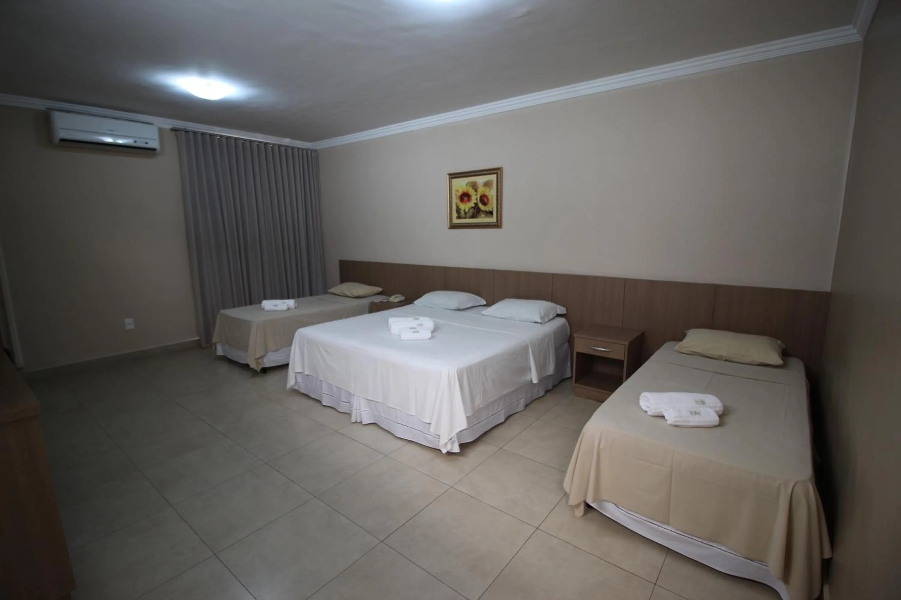 Bed in Hotel Regina Muriaé