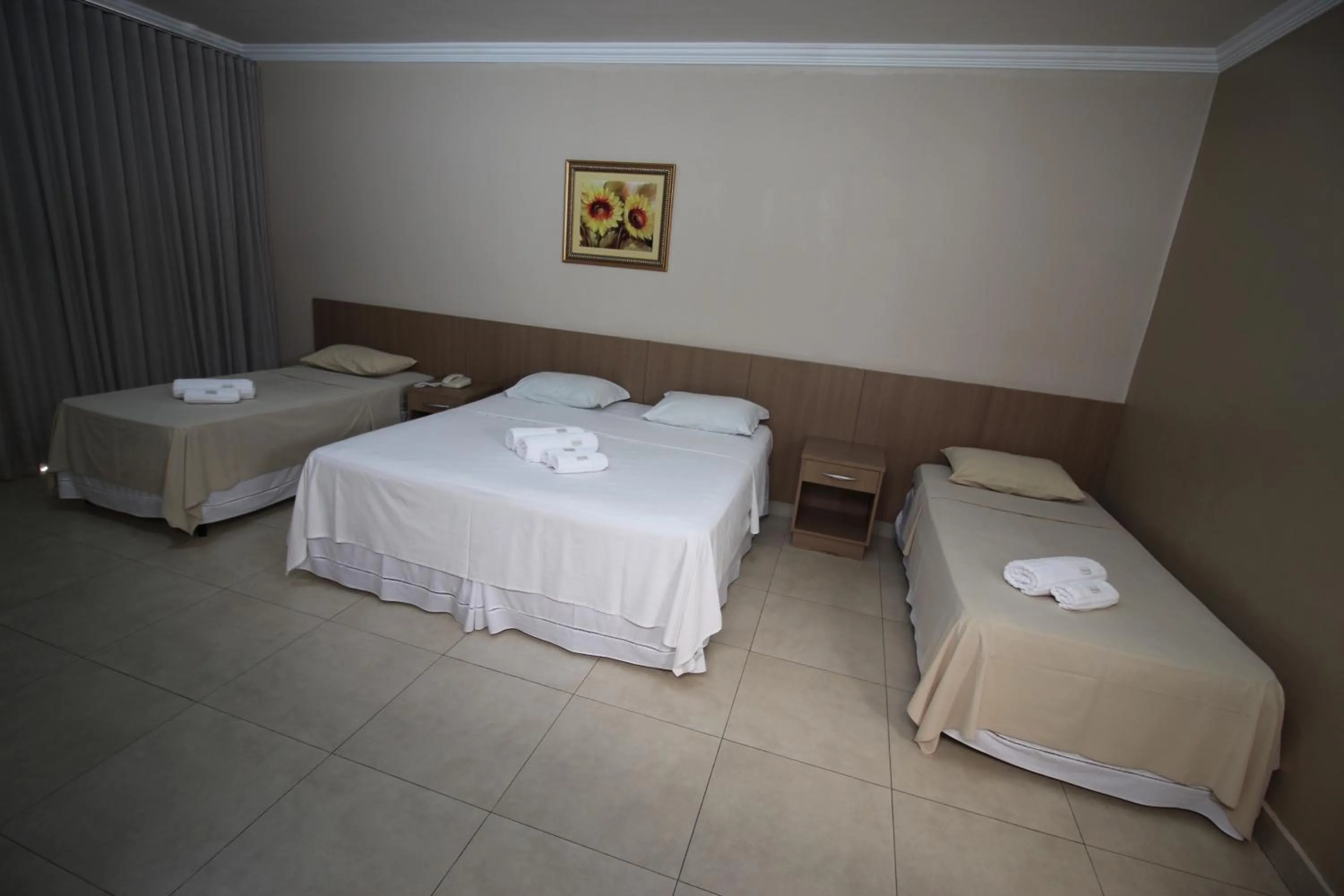 Bed in Hotel Regina Muriaé