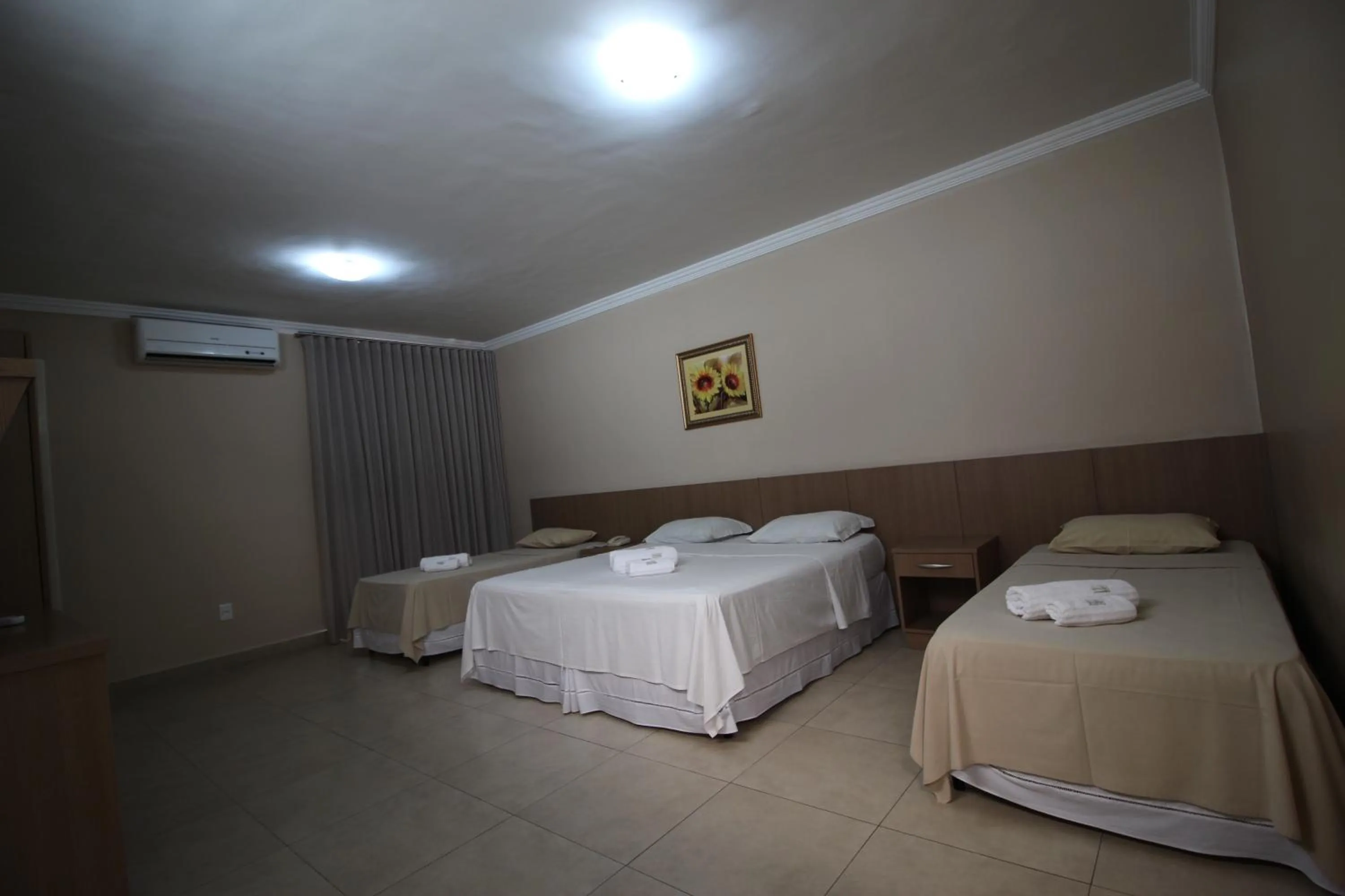 Bed in Hotel Regina Muriaé