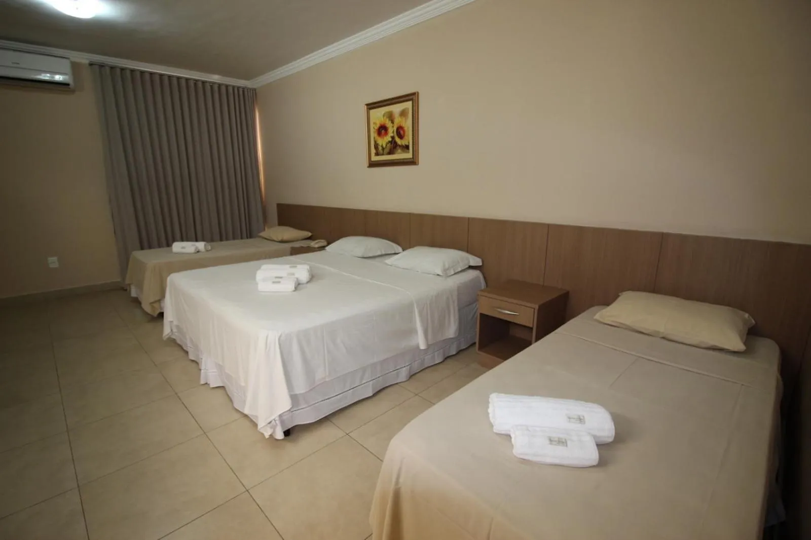 Bed in Hotel Regina Muriaé