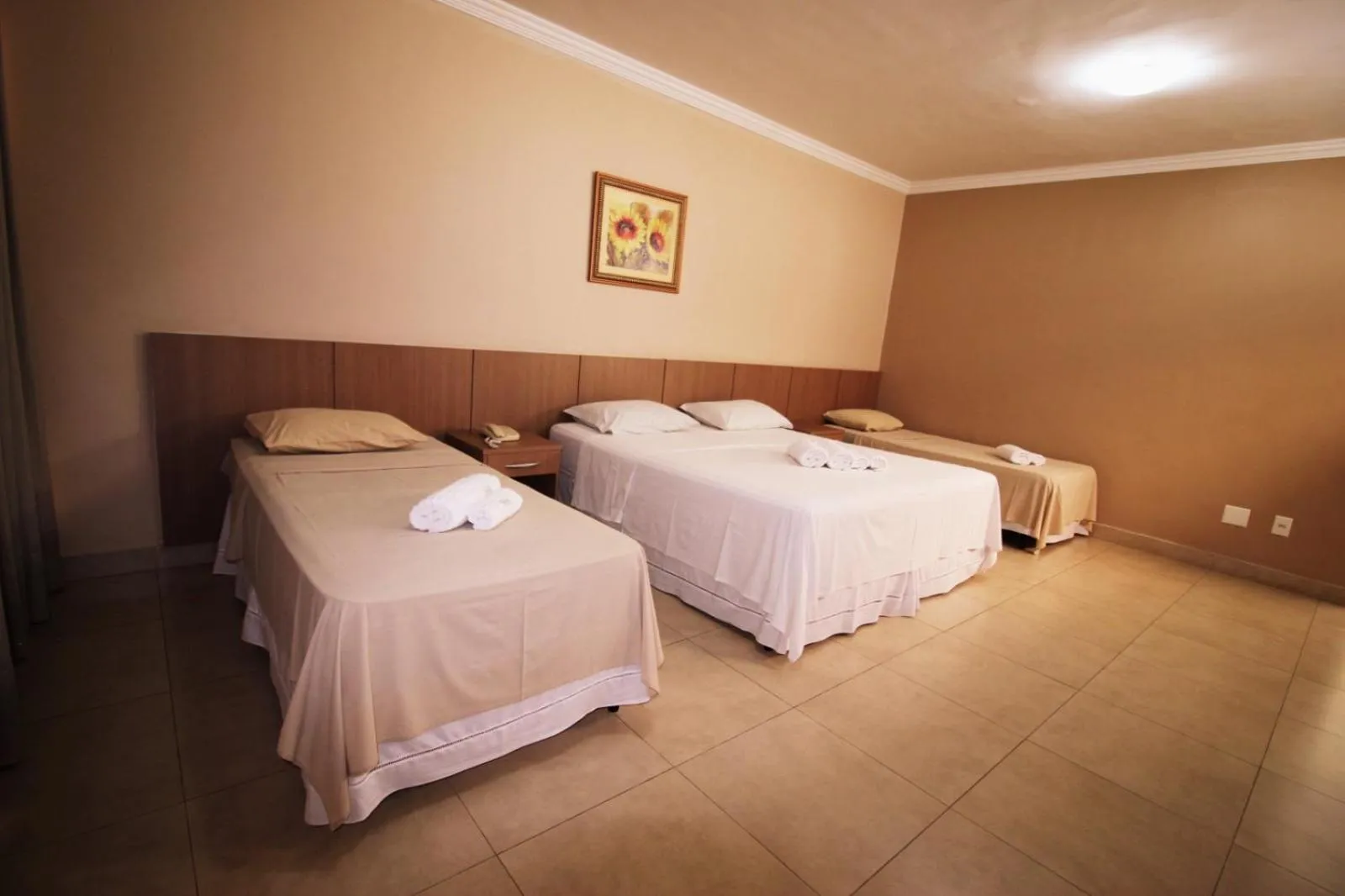 Bed in Hotel Regina Muriaé