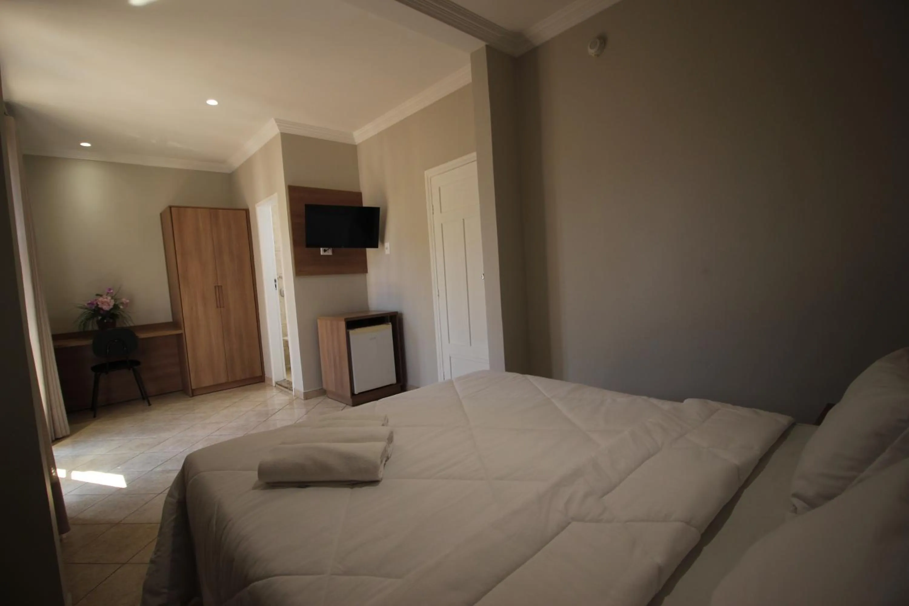 Bed in Hotel Regina Muriaé