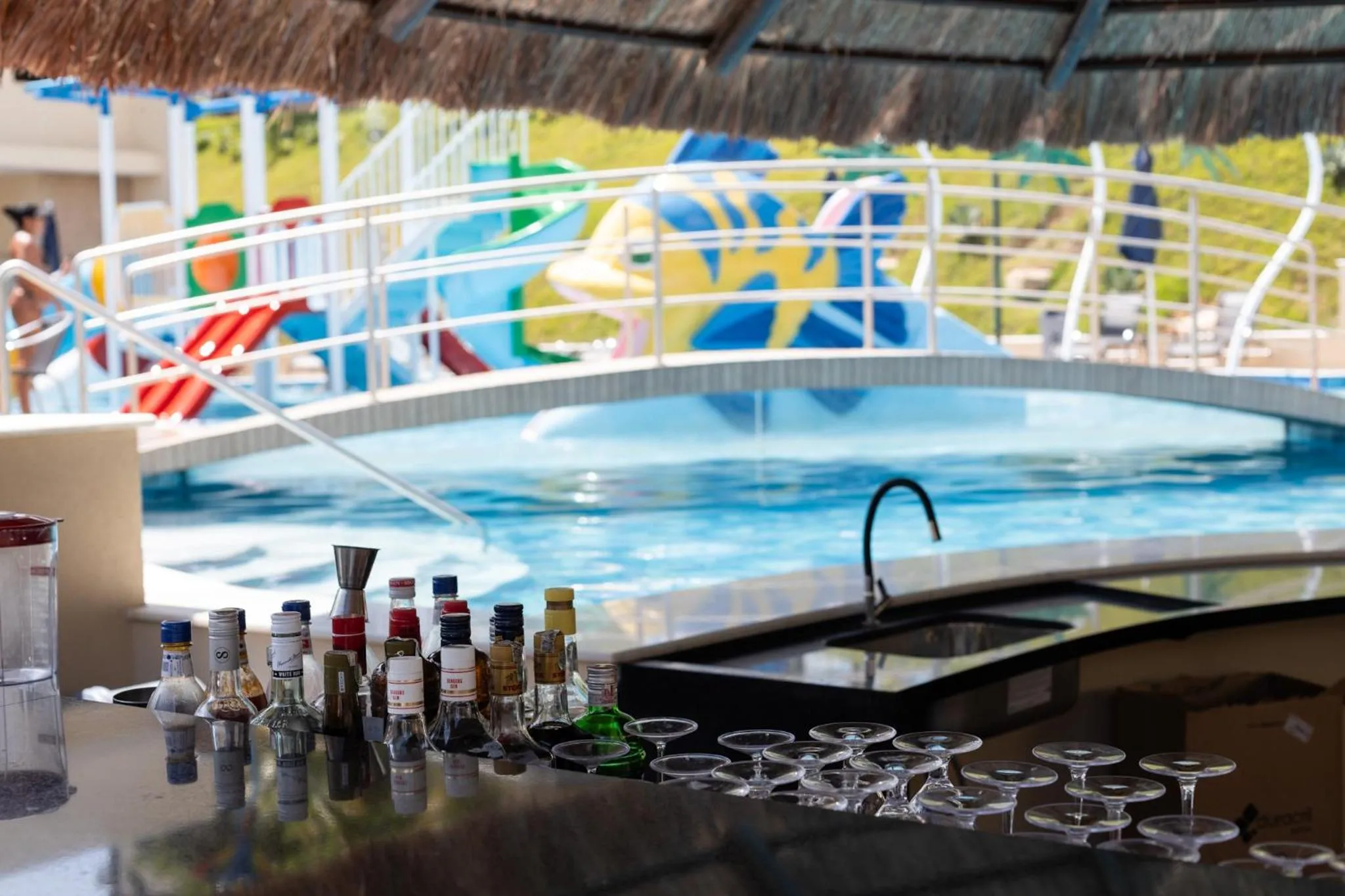 Pool view in Vinhedo Plaza Hotel