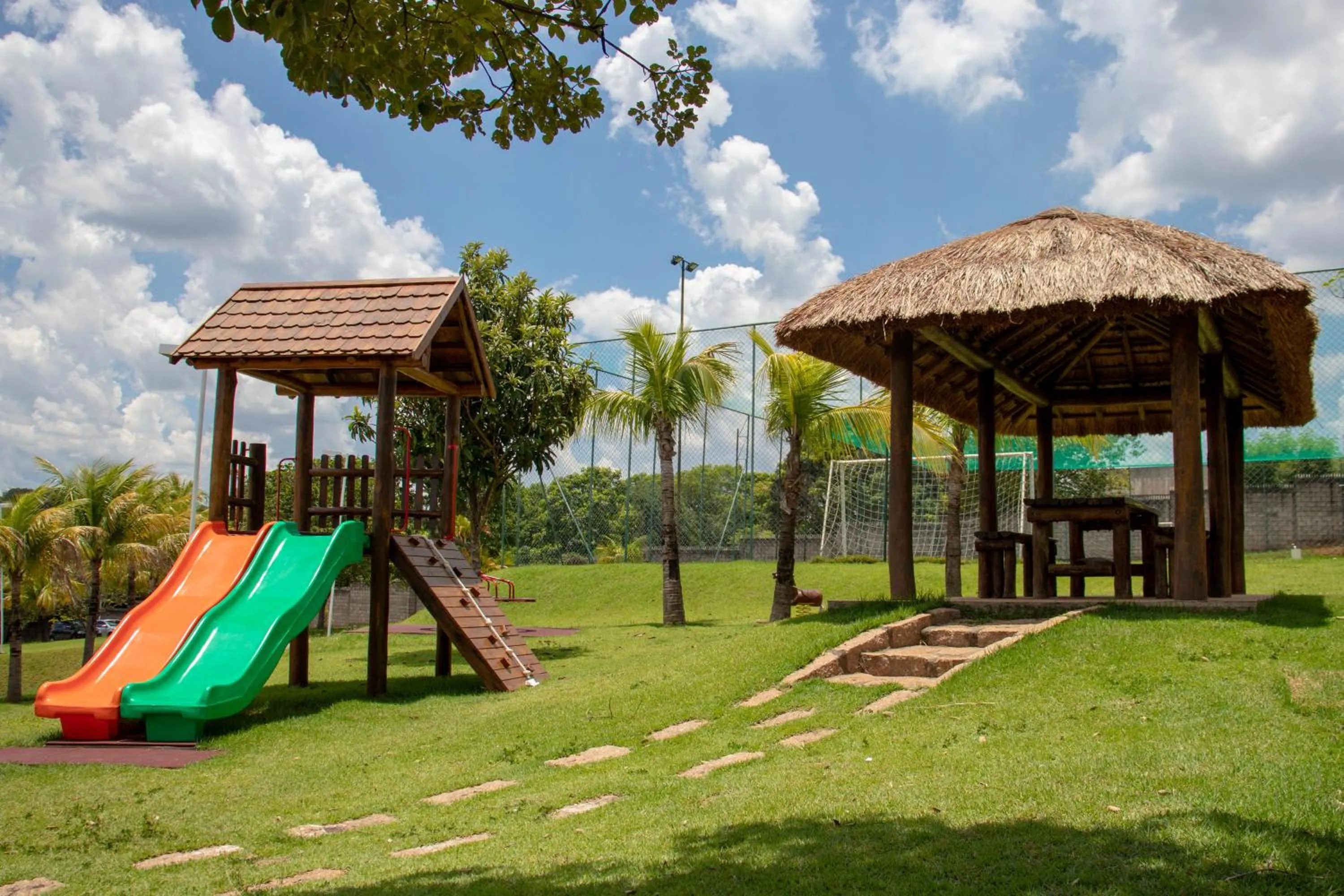 Children play ground in Vinhedo Plaza Hotel