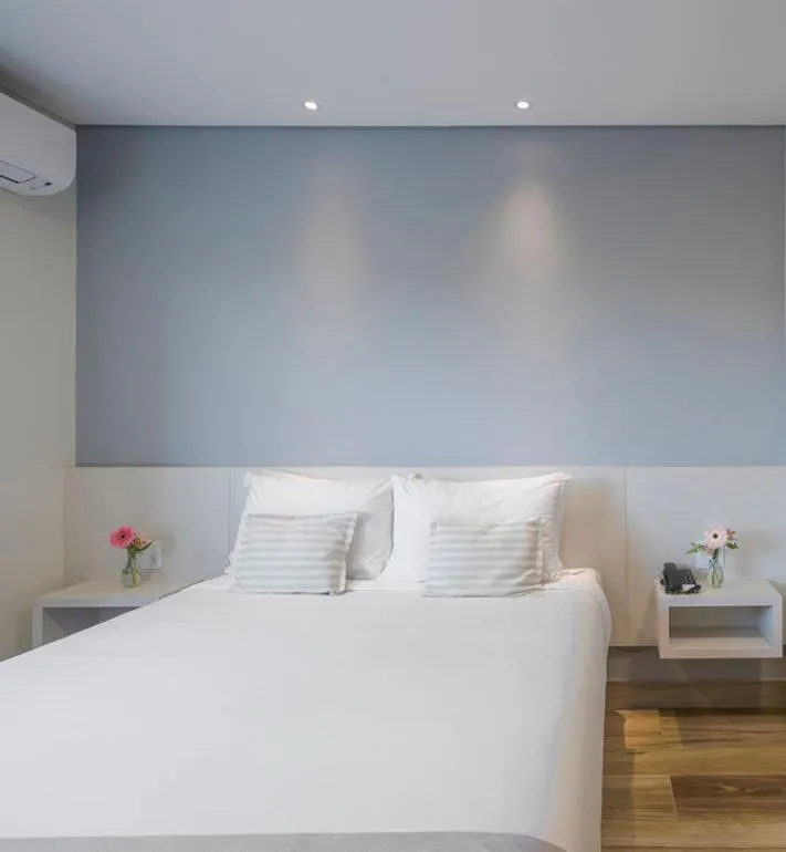 Bedroom, Bed in Vinhedo Plaza Hotel