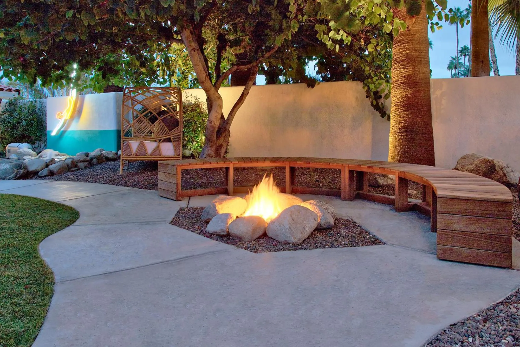 Patio in Dive Palm Springs