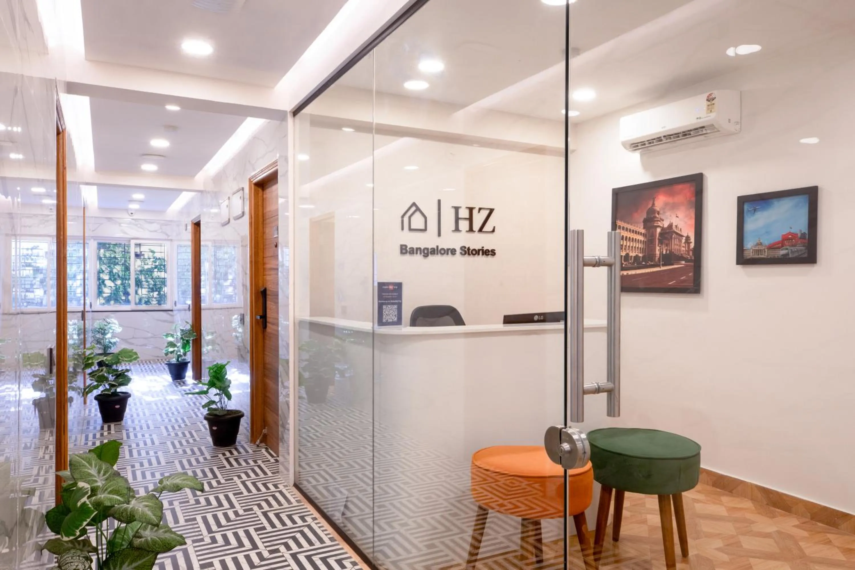 Lobby or reception in HZ Bangalore Stories
