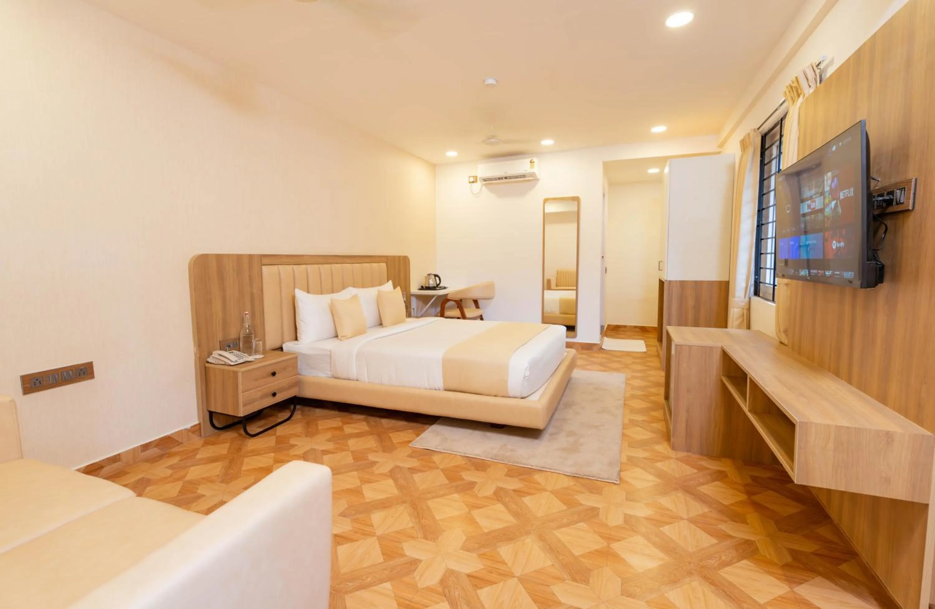 Photo of the whole room, Bed in HZ Bangalore Stories