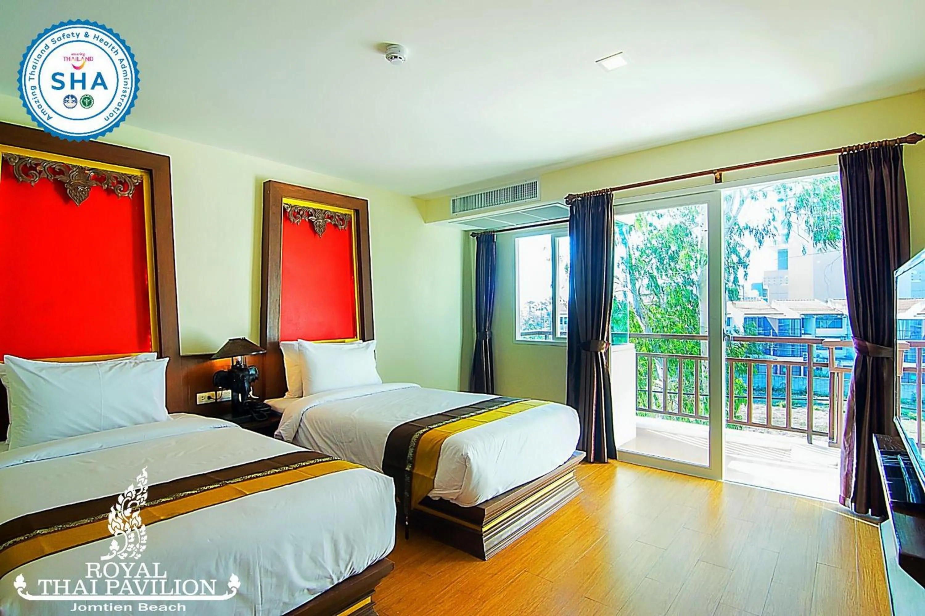 Bed in Royal Heritage Pavilion, Jomtien