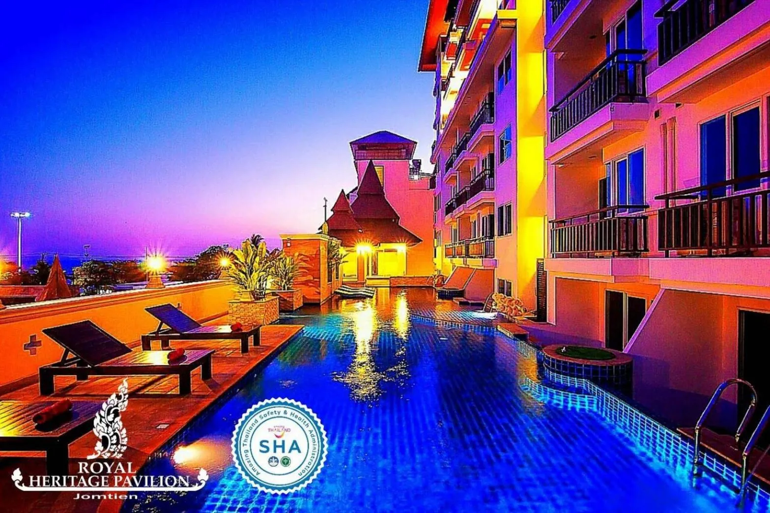 Balcony/Terrace in Royal Heritage Pavilion, Jomtien