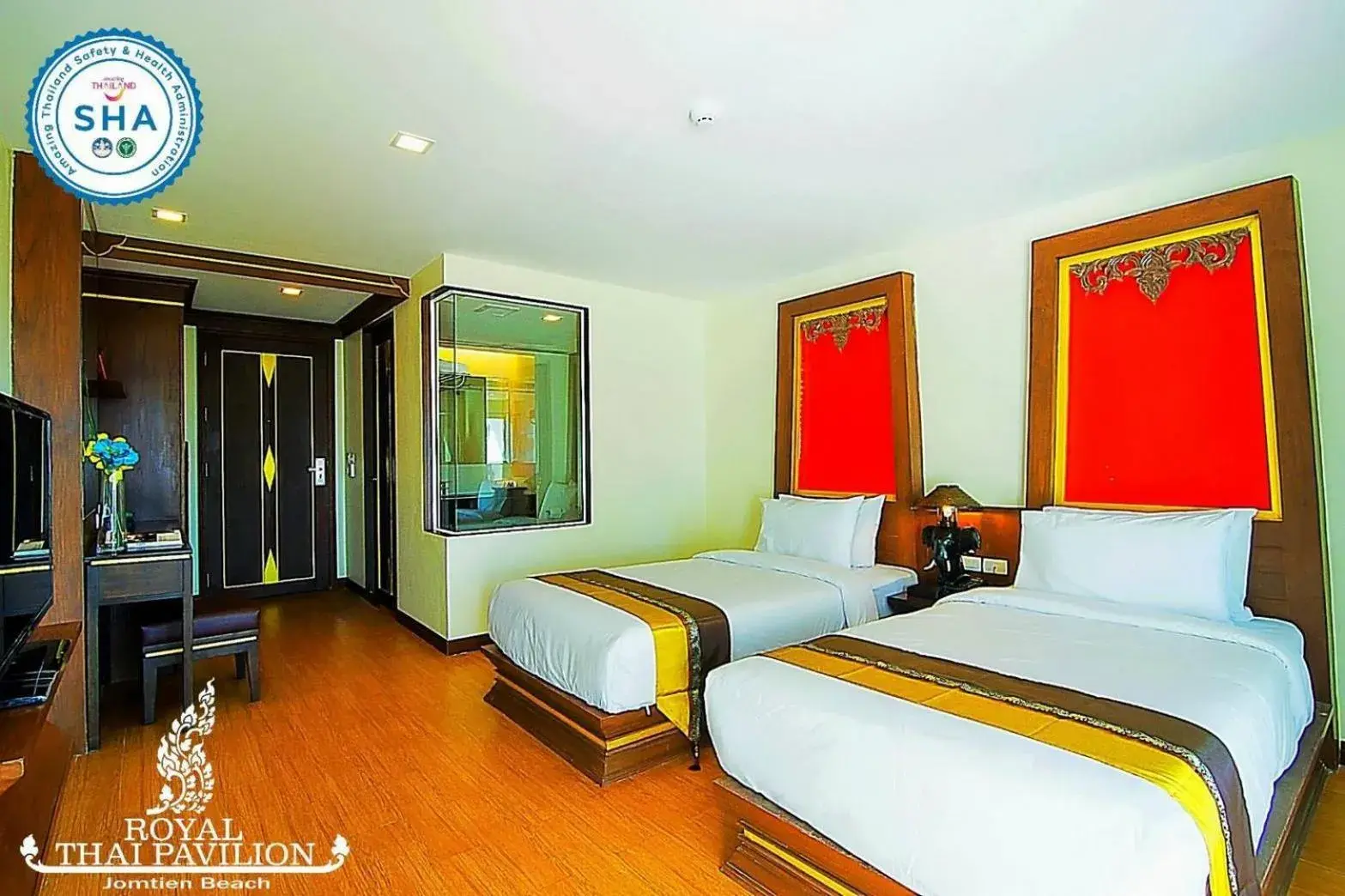 Deluxe Twin Room in Royal Heritage Pavilion, Jomtien Deluxe Twin Room in Royal Heritage Pavilion, Jomtien