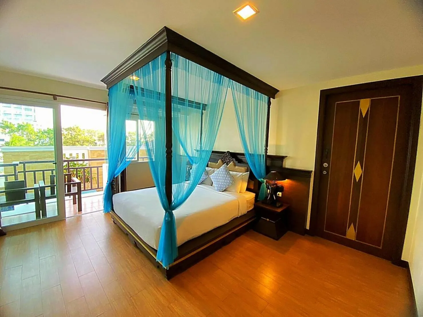 Bedroom, Bed in Royal Heritage Pavilion, Jomtien