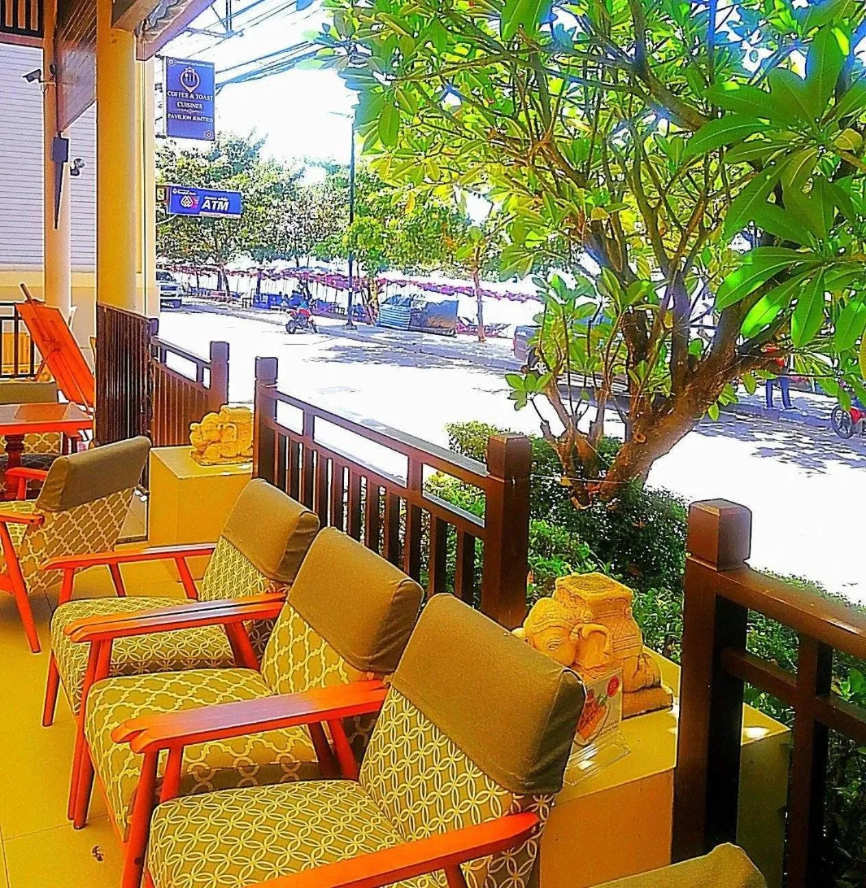 Garden view in Royal Heritage Pavilion, Jomtien