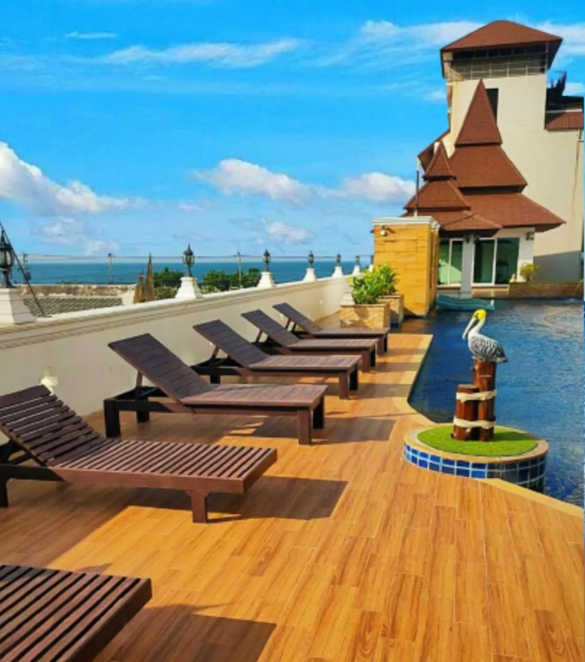Swimming pool in Royal Heritage Pavilion, Jomtien