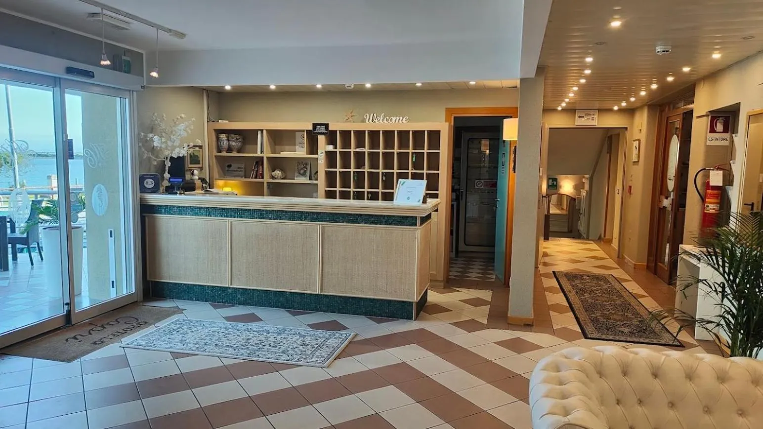 Lobby or reception in Hotel Capri