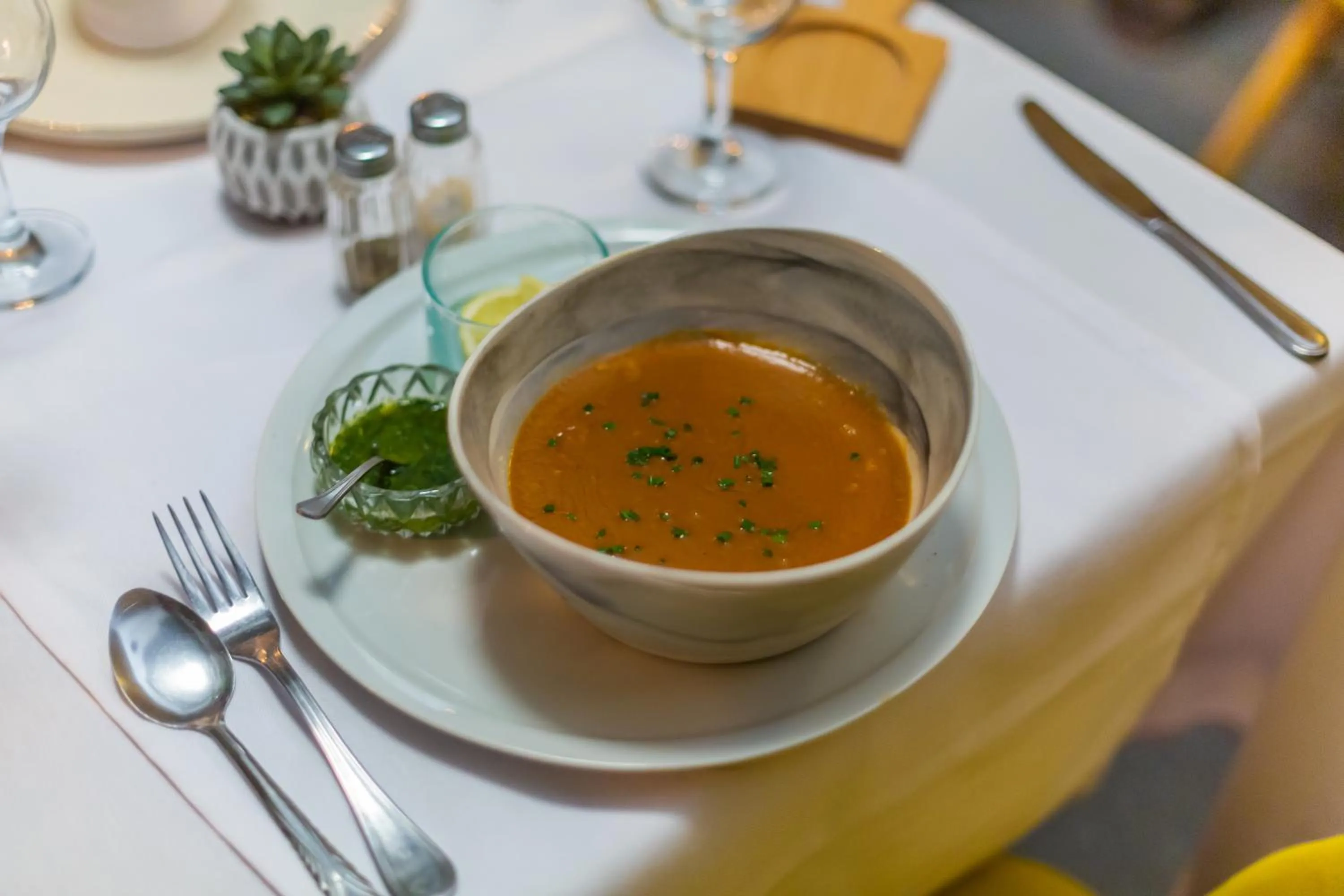 Food and drinks in Hotel Vents Des Iles