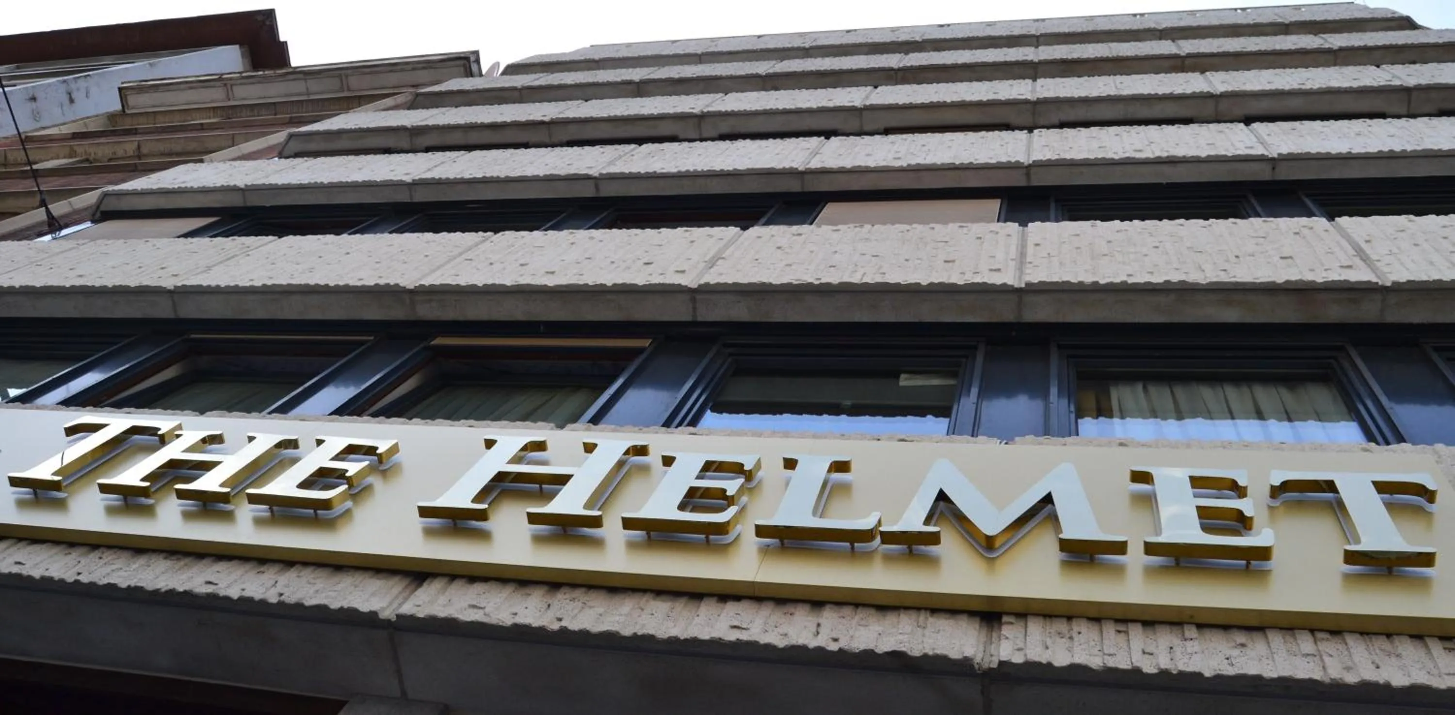 Facade/entrance in The Helmet Hotel