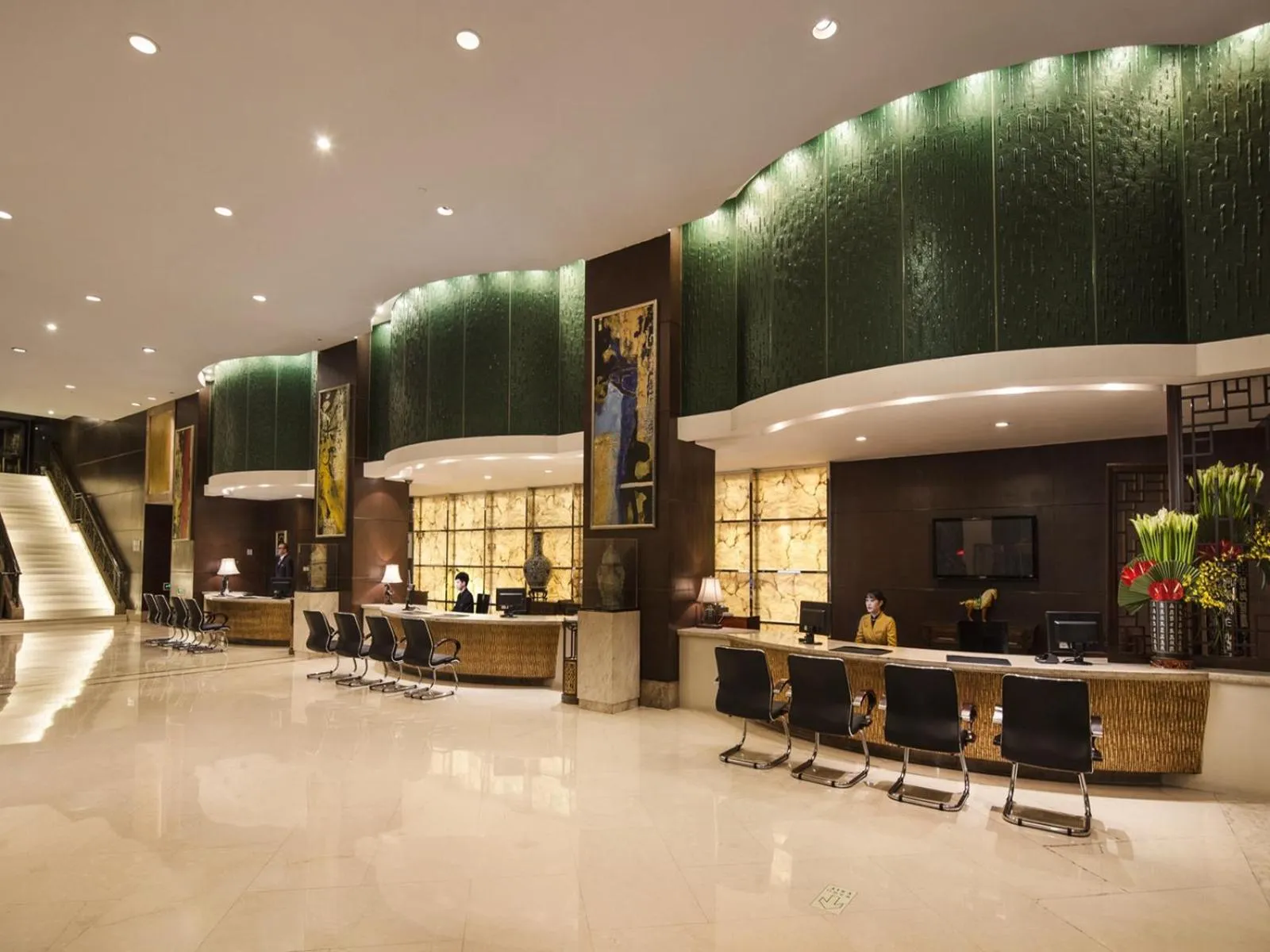 Facade/entrance in Overseas Chinese Hotel Wenzhou