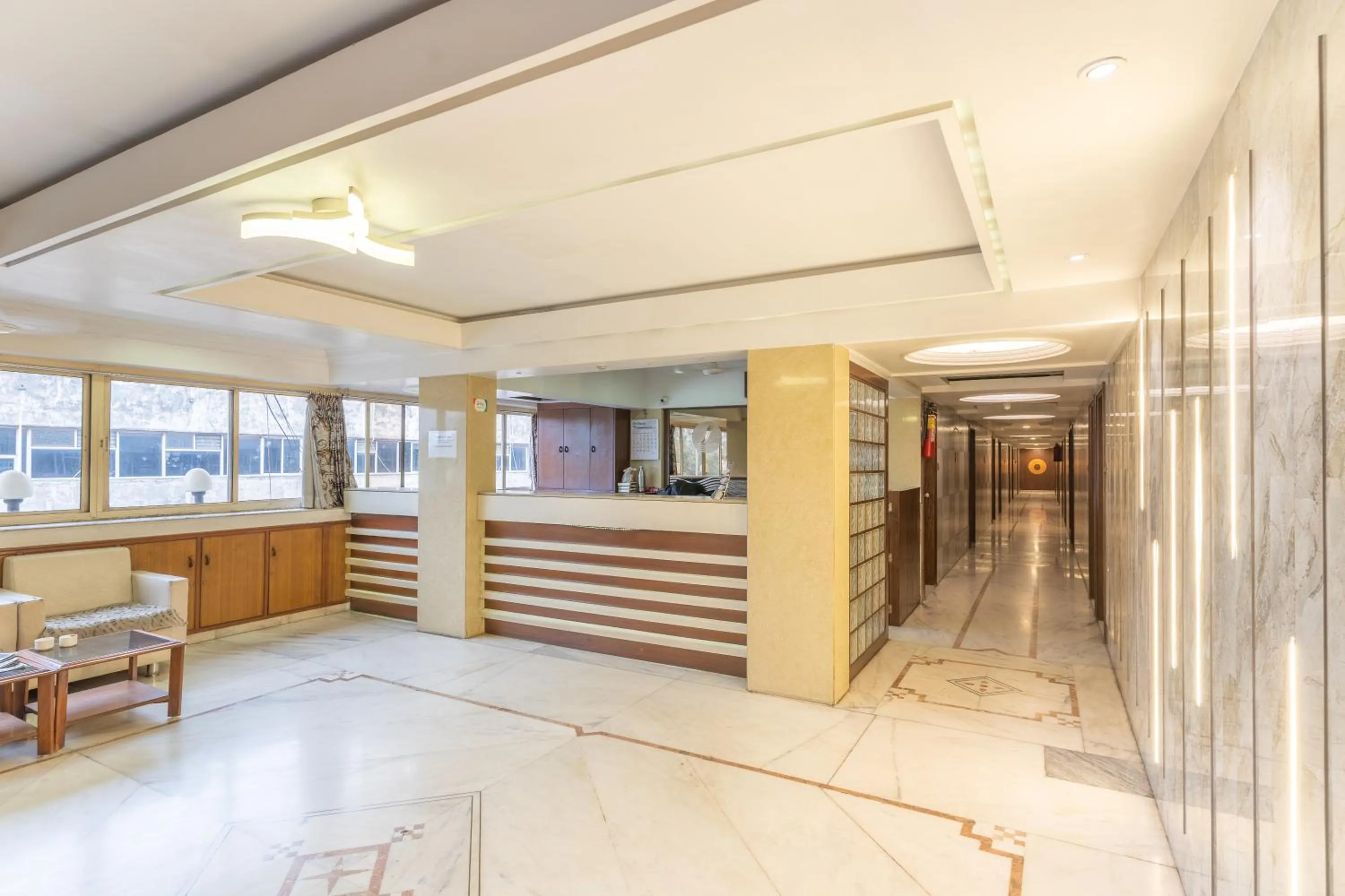 Lobby or reception in Hotel Sanmati