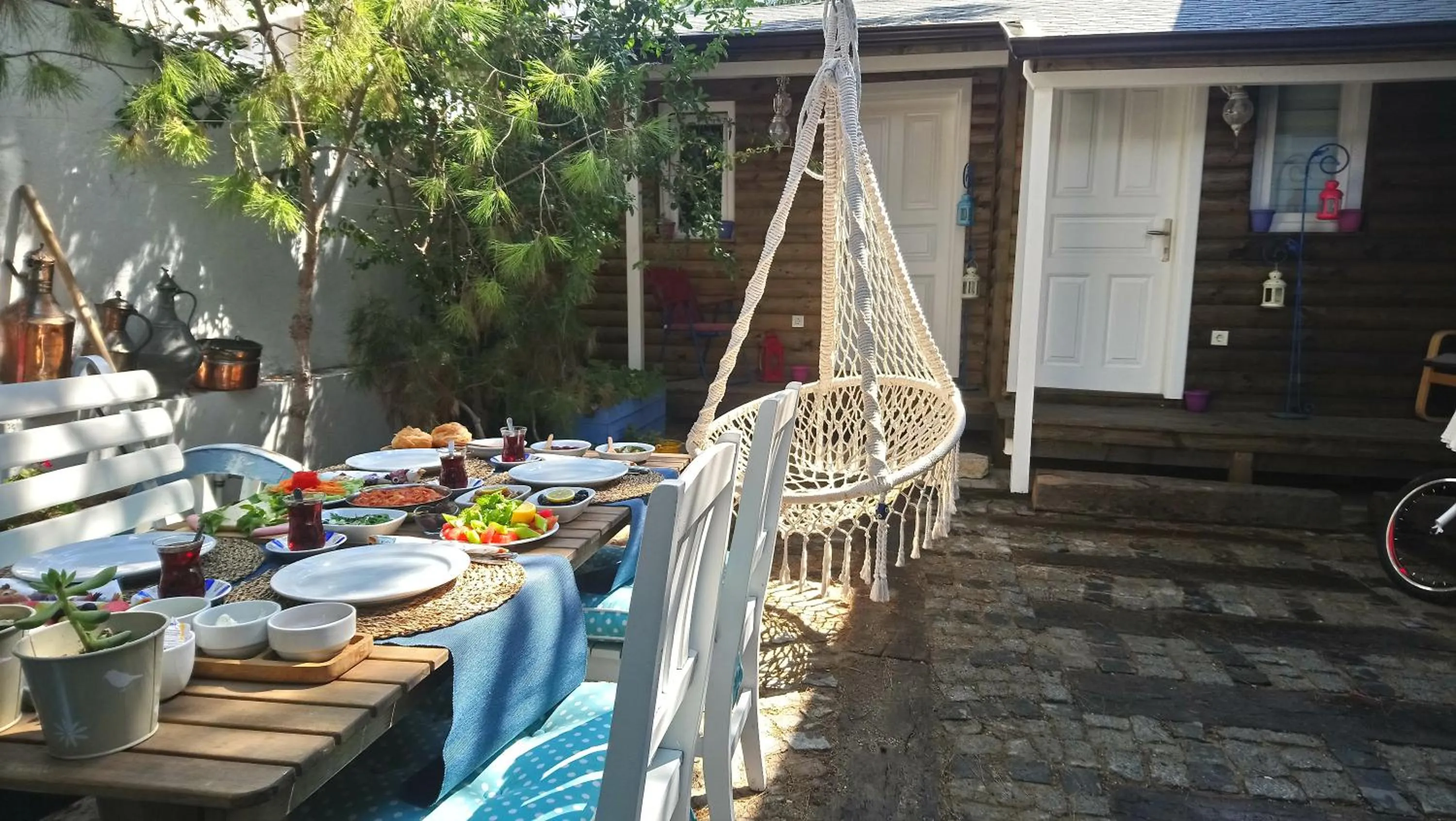 Garden in Alacati Sardunya Hotel