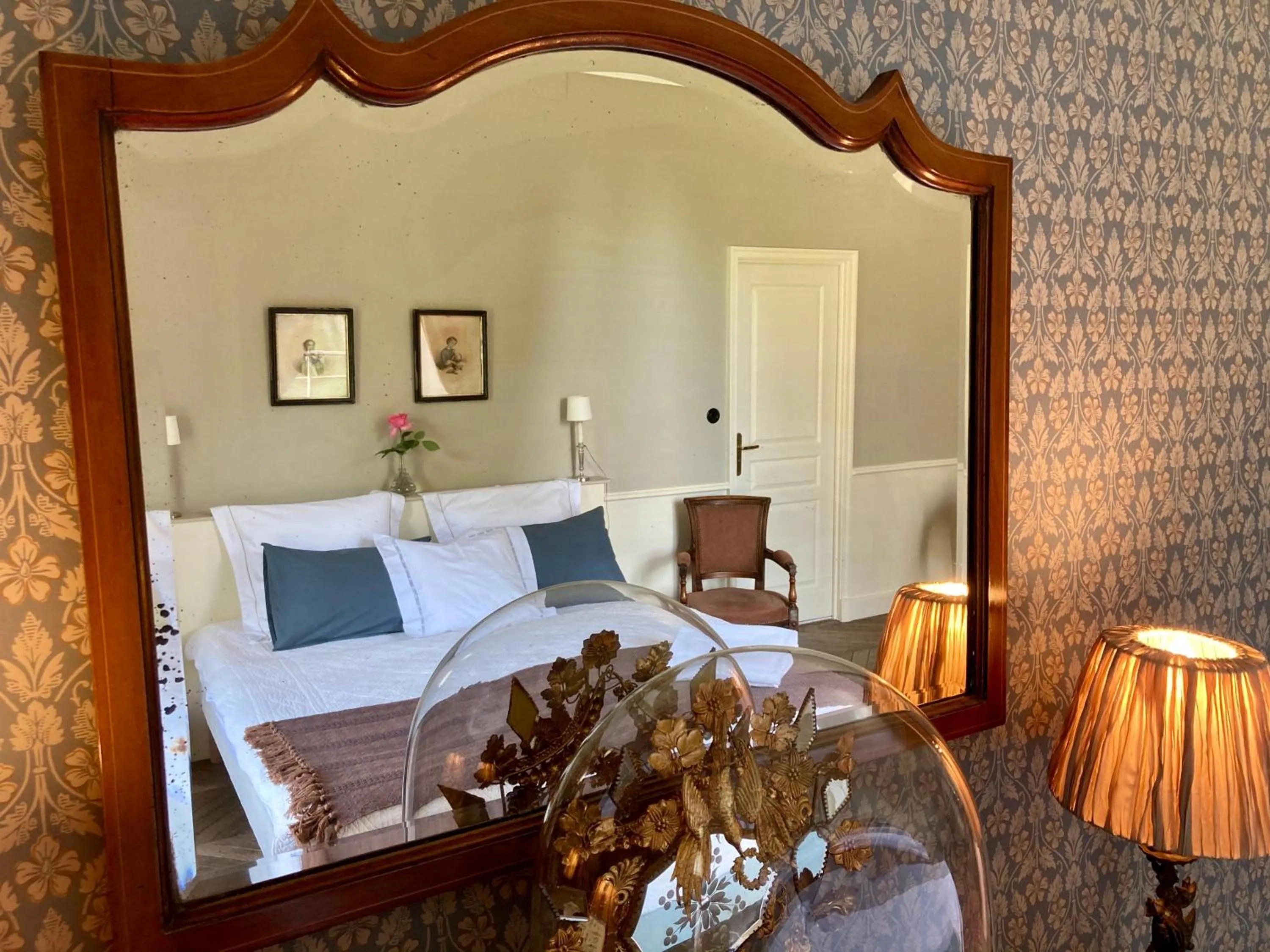 Bedroom, Bed in Château Laborde Saint Martin