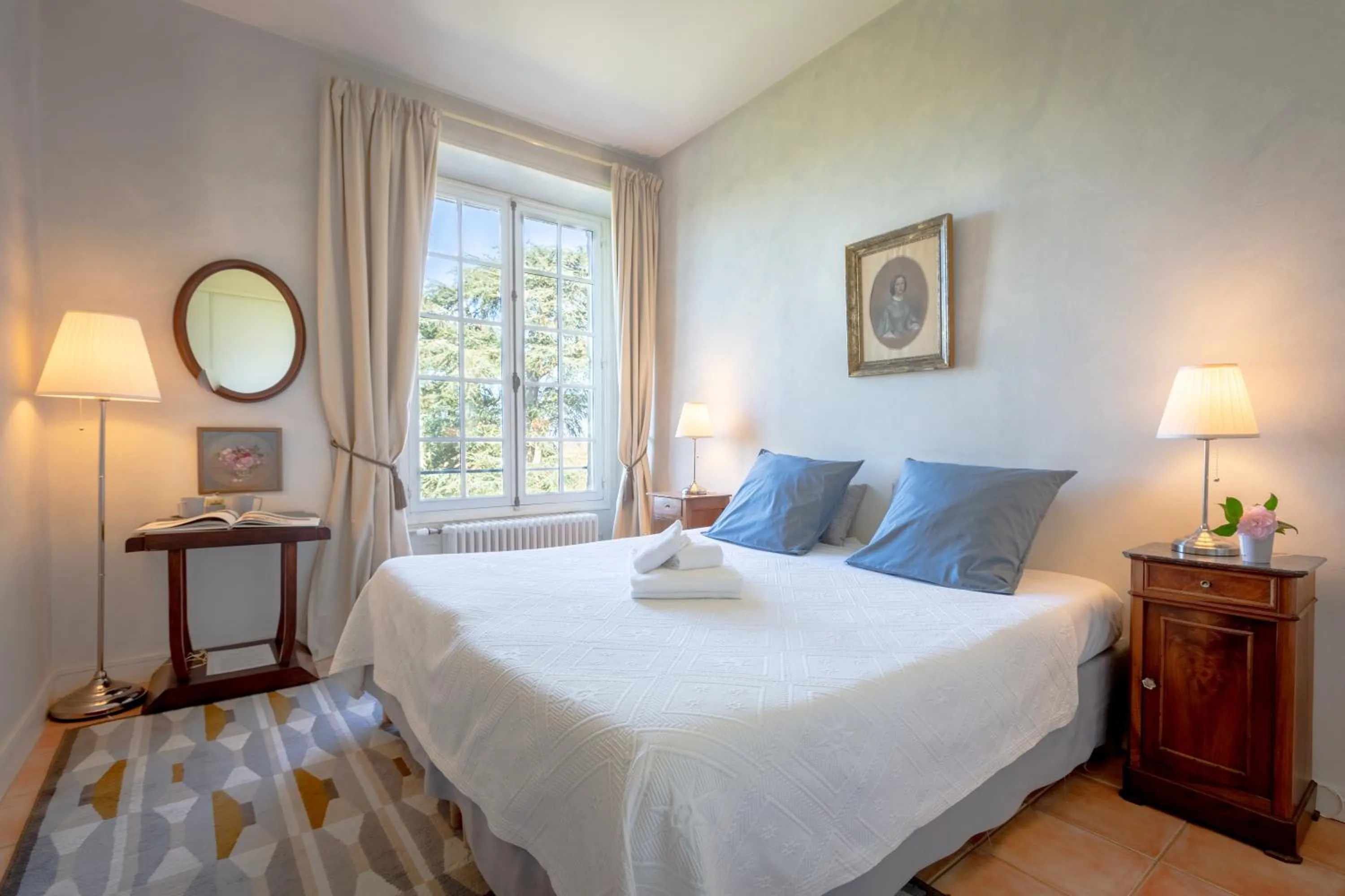 Bedroom, Bed in Château Laborde Saint Martin