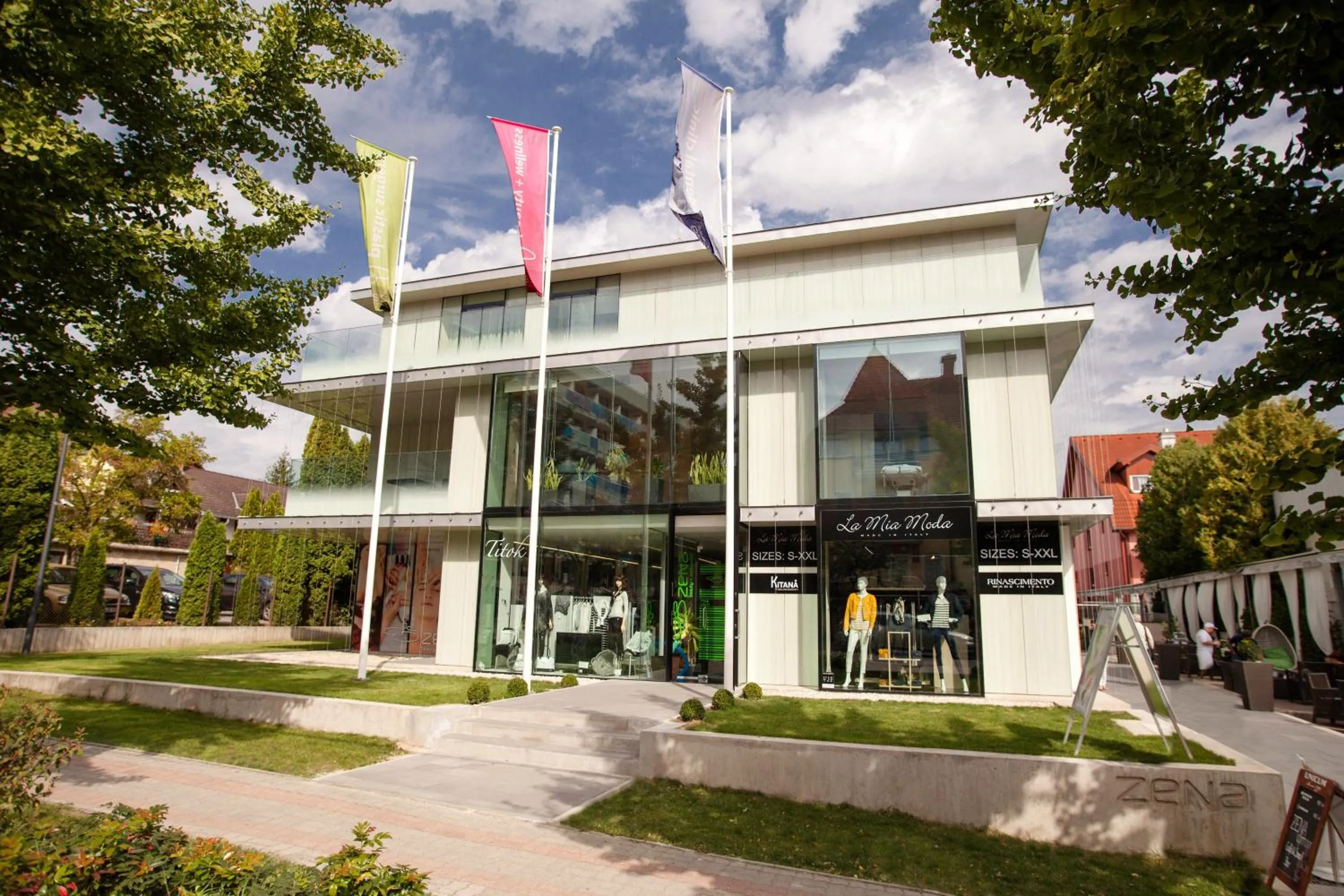 Property building in Hotel Zena Beauty & Shopping Center