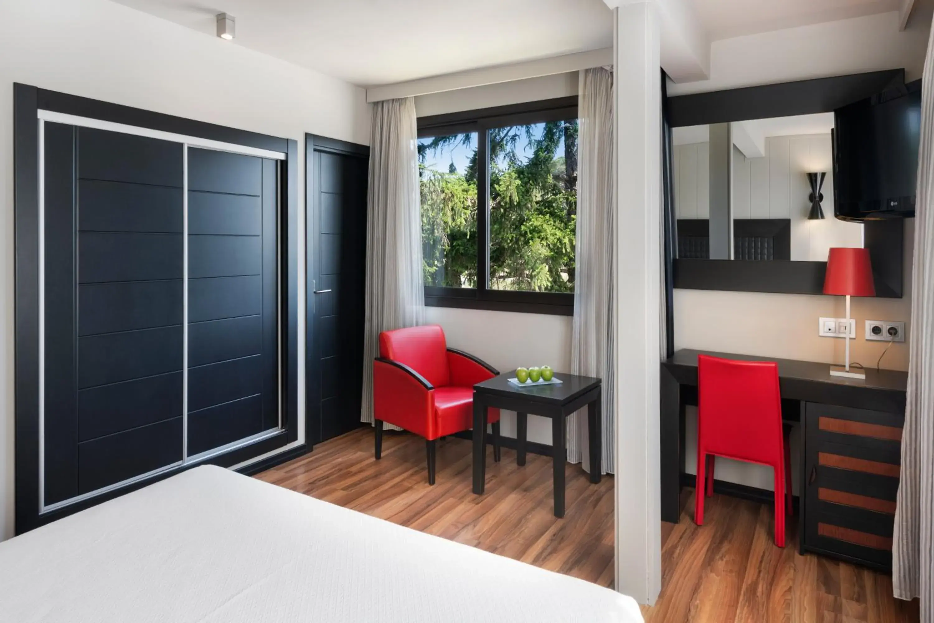 Bedroom, Bed in Salles Hotel Aeroport de Girona Bedroom, Bed in Salles Hotel Aeroport de Girona