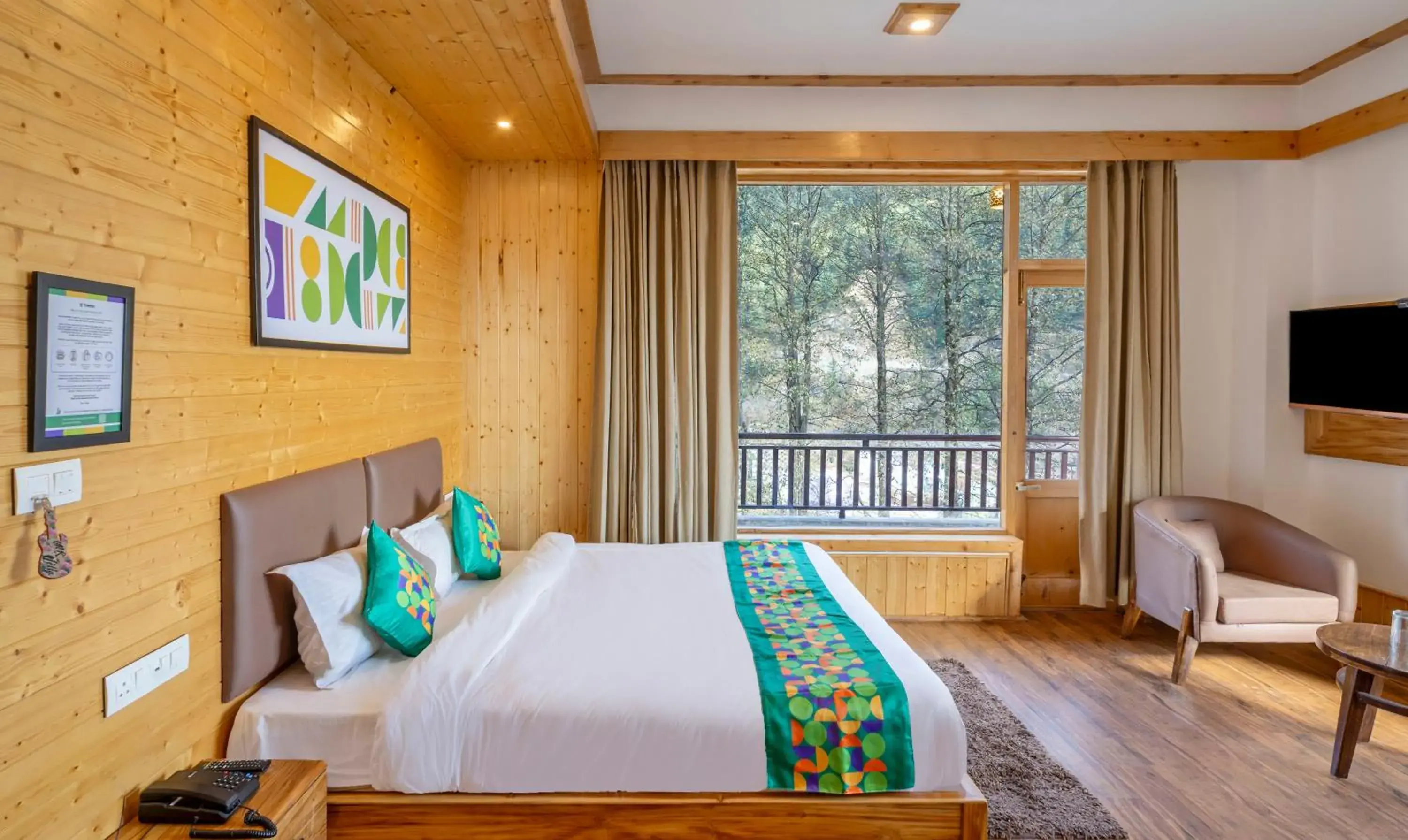 Deluxe Room with Mountain View - single occupancy in Treebo M R Villa Deluxe Room with Mountain View - single occupancy in Treebo M R Villa
