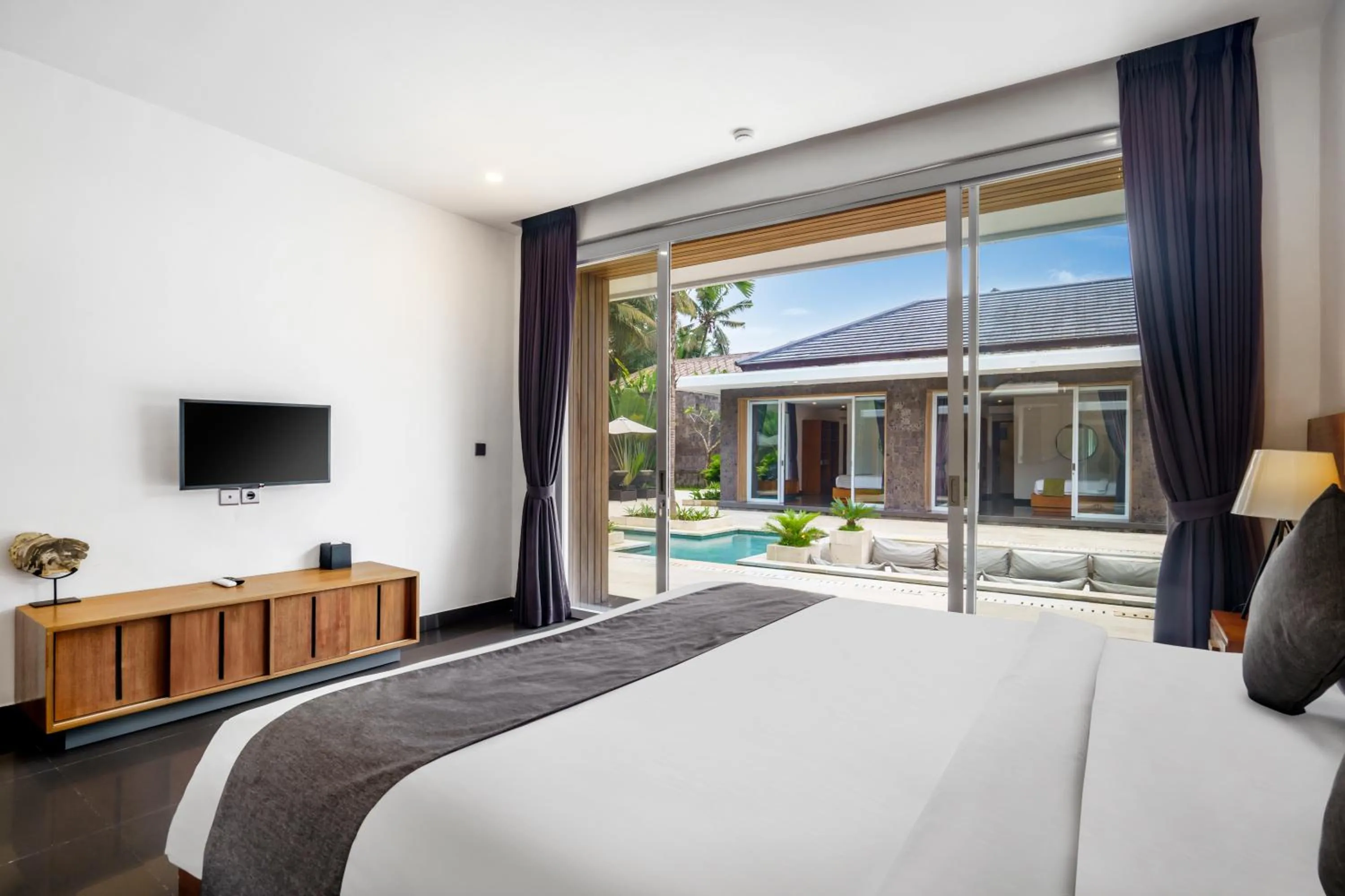 Photo of the whole room, Bed in Villa Dune