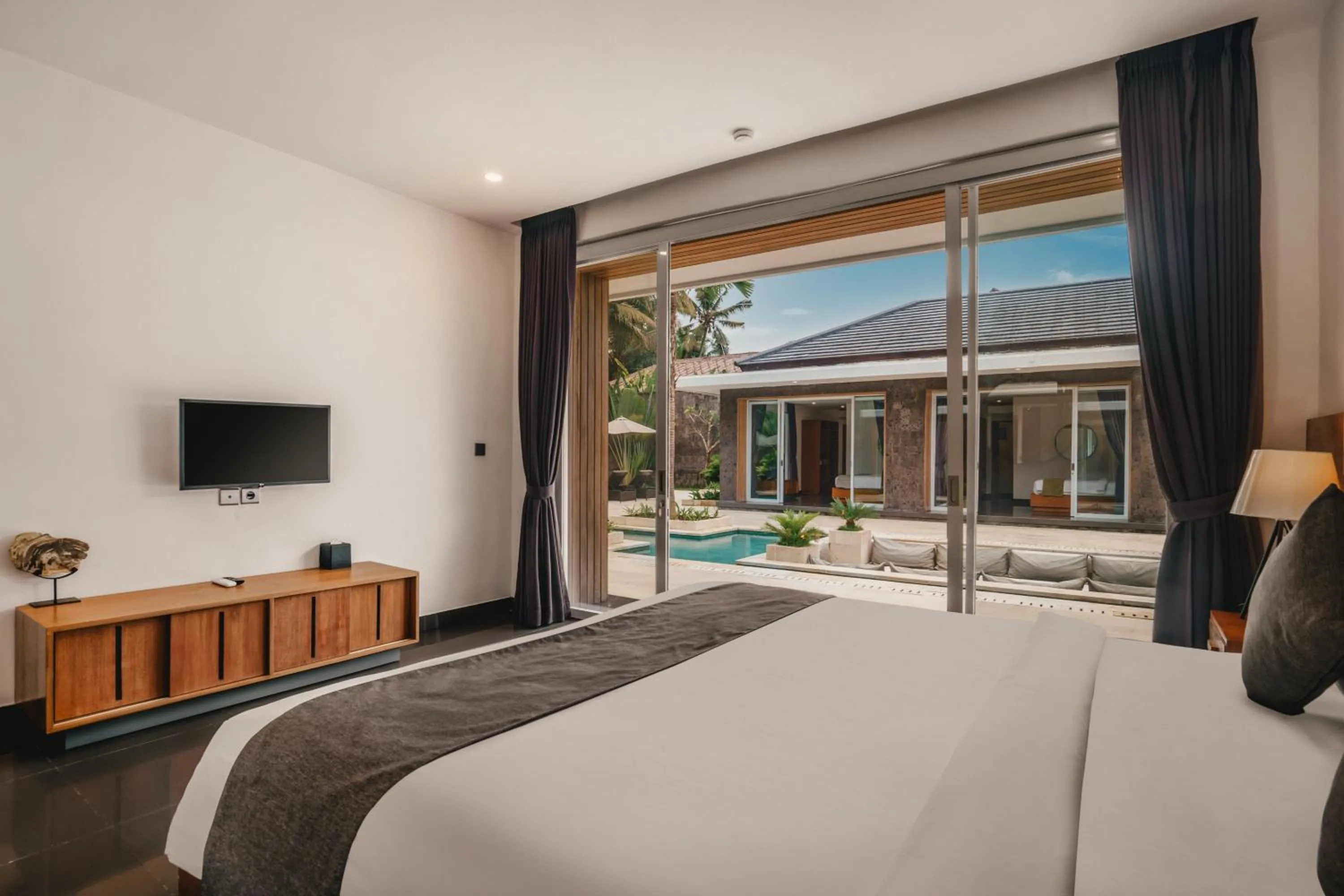 Bedroom, Bed in Villa Dune
