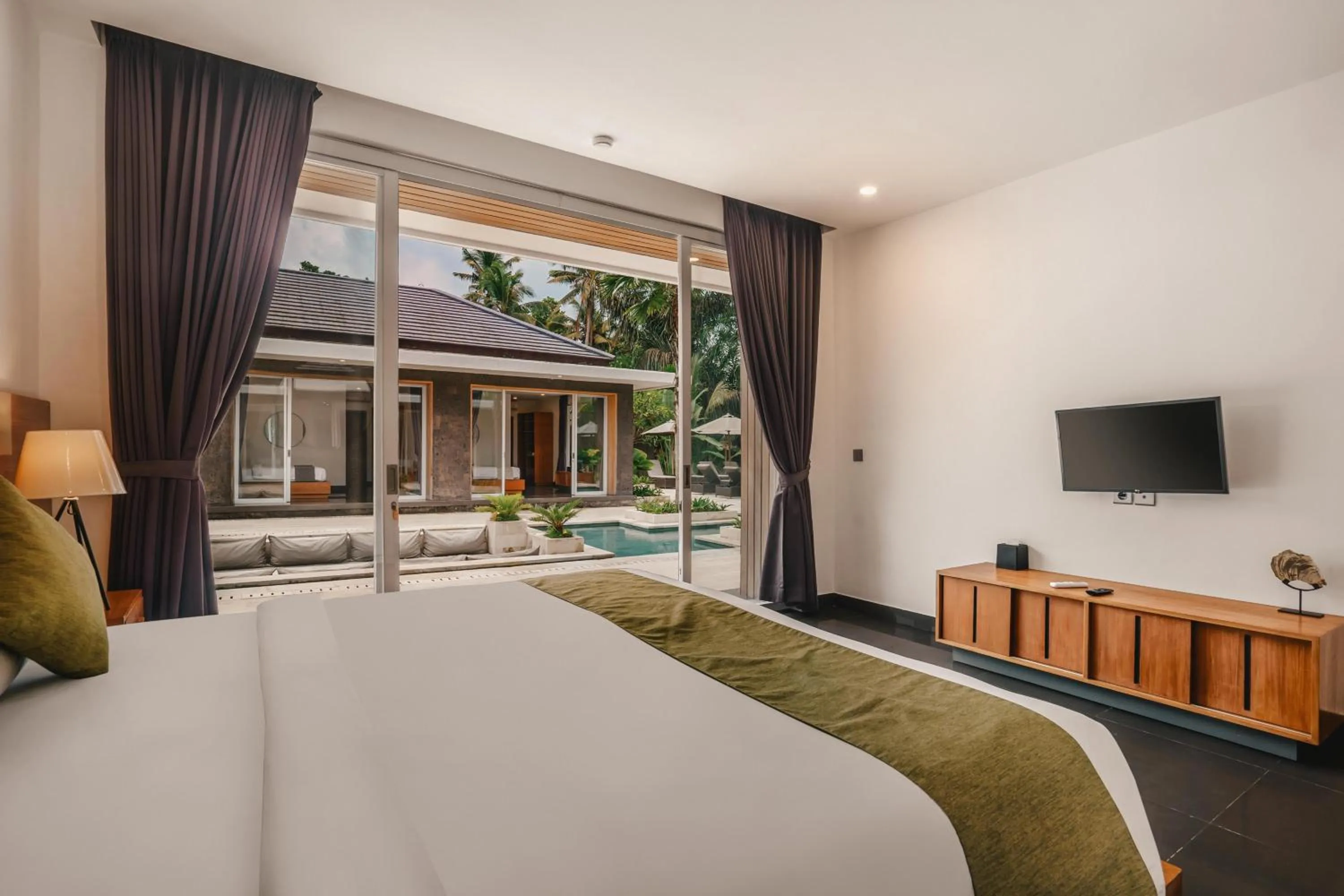 Bedroom, Bed in Villa Dune