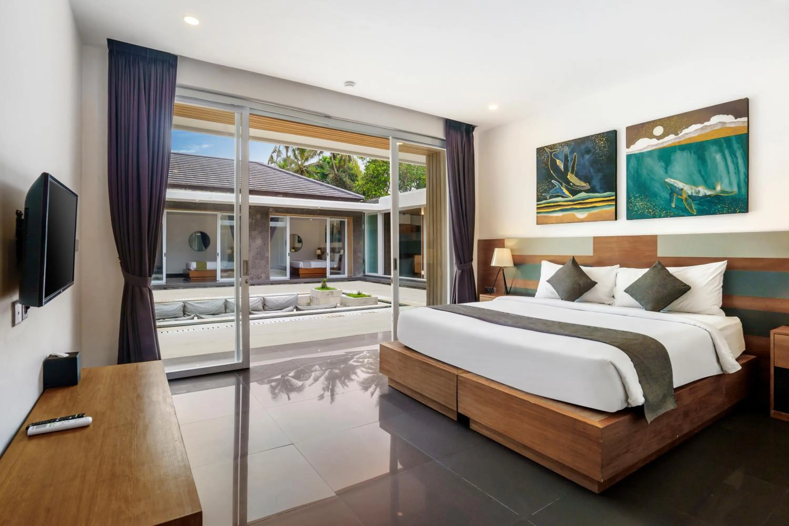 Photo of the whole room, Bed in Villa Dune