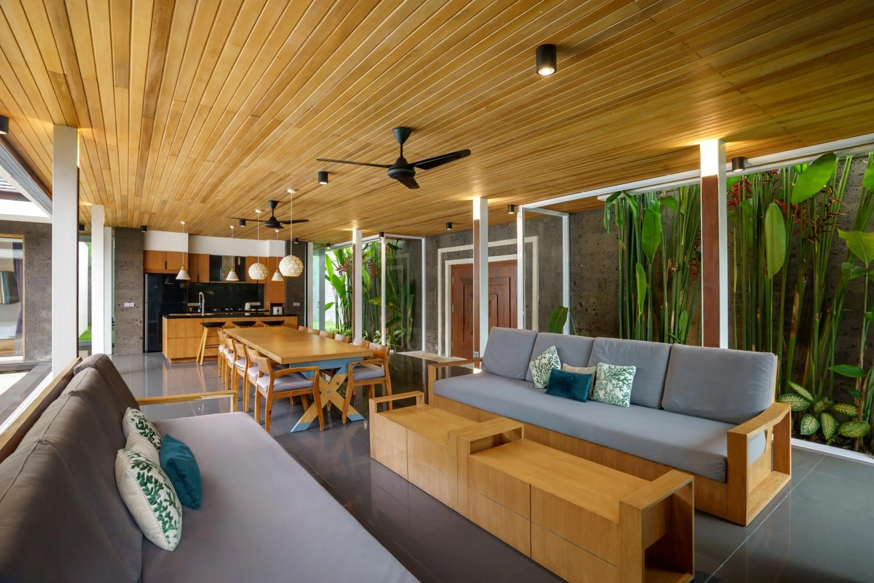 Living room in Villa Dune