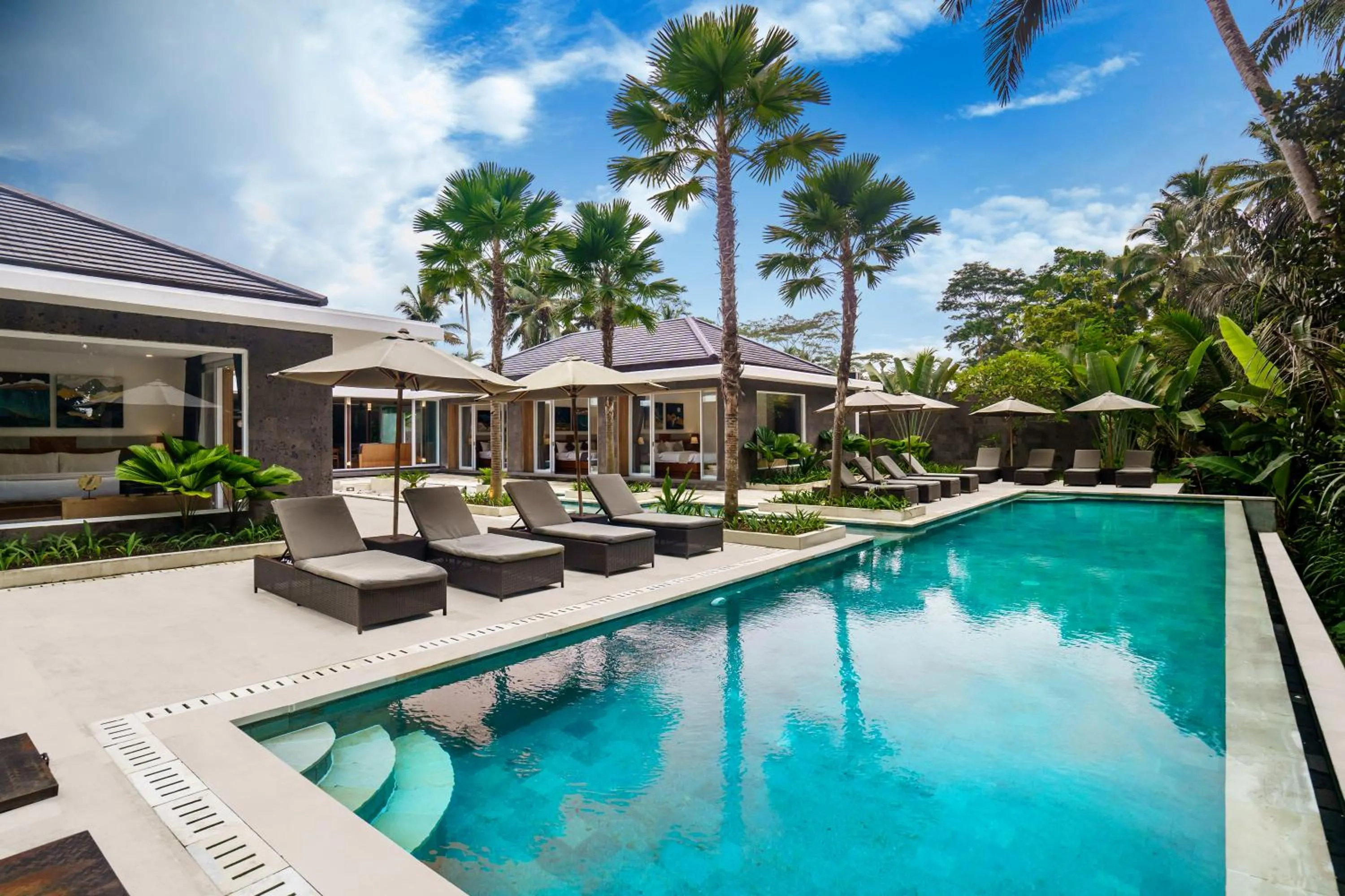 Swimming pool in Villa Dune
