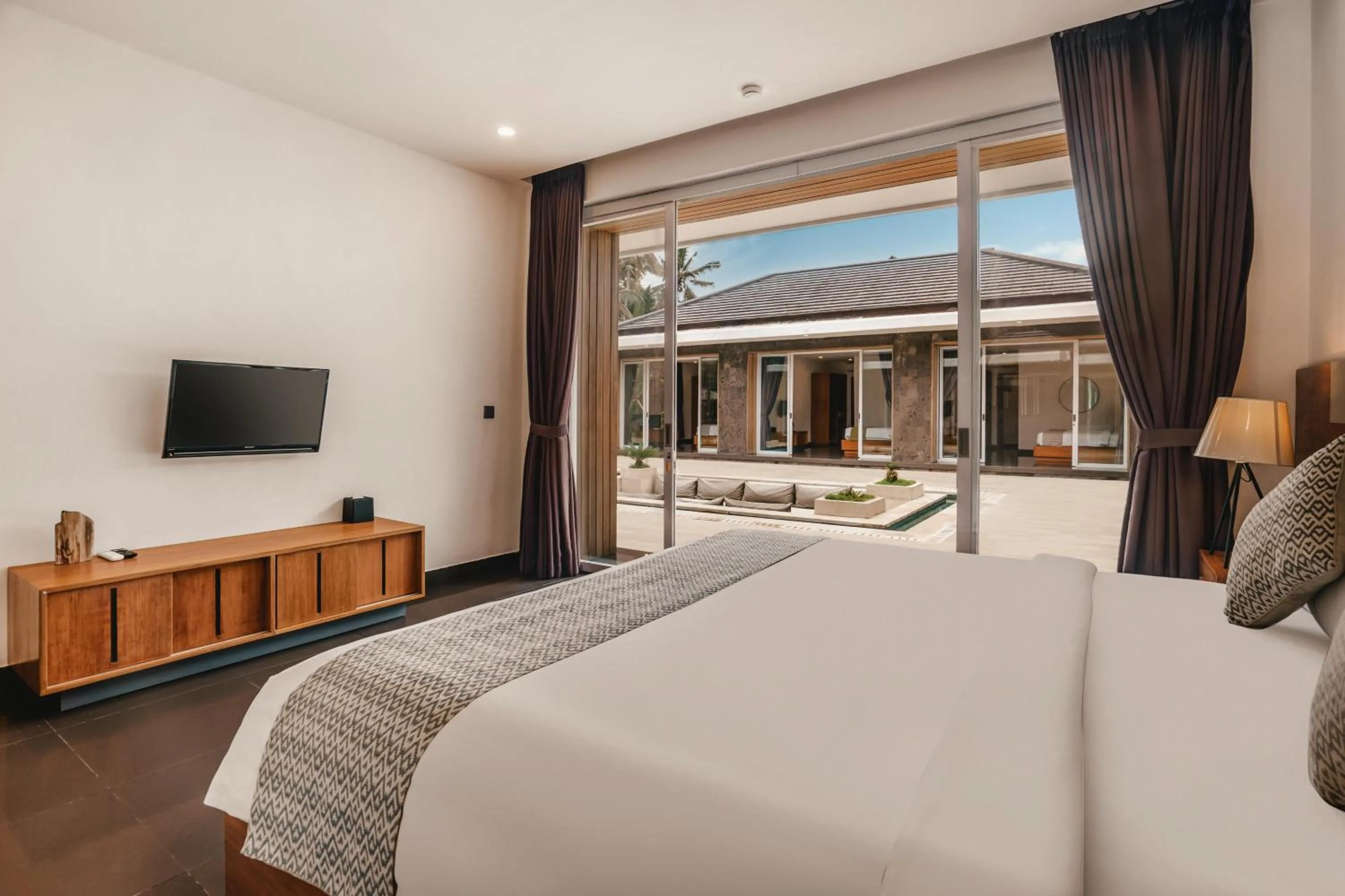 Bedroom, Bed in Villa Dune