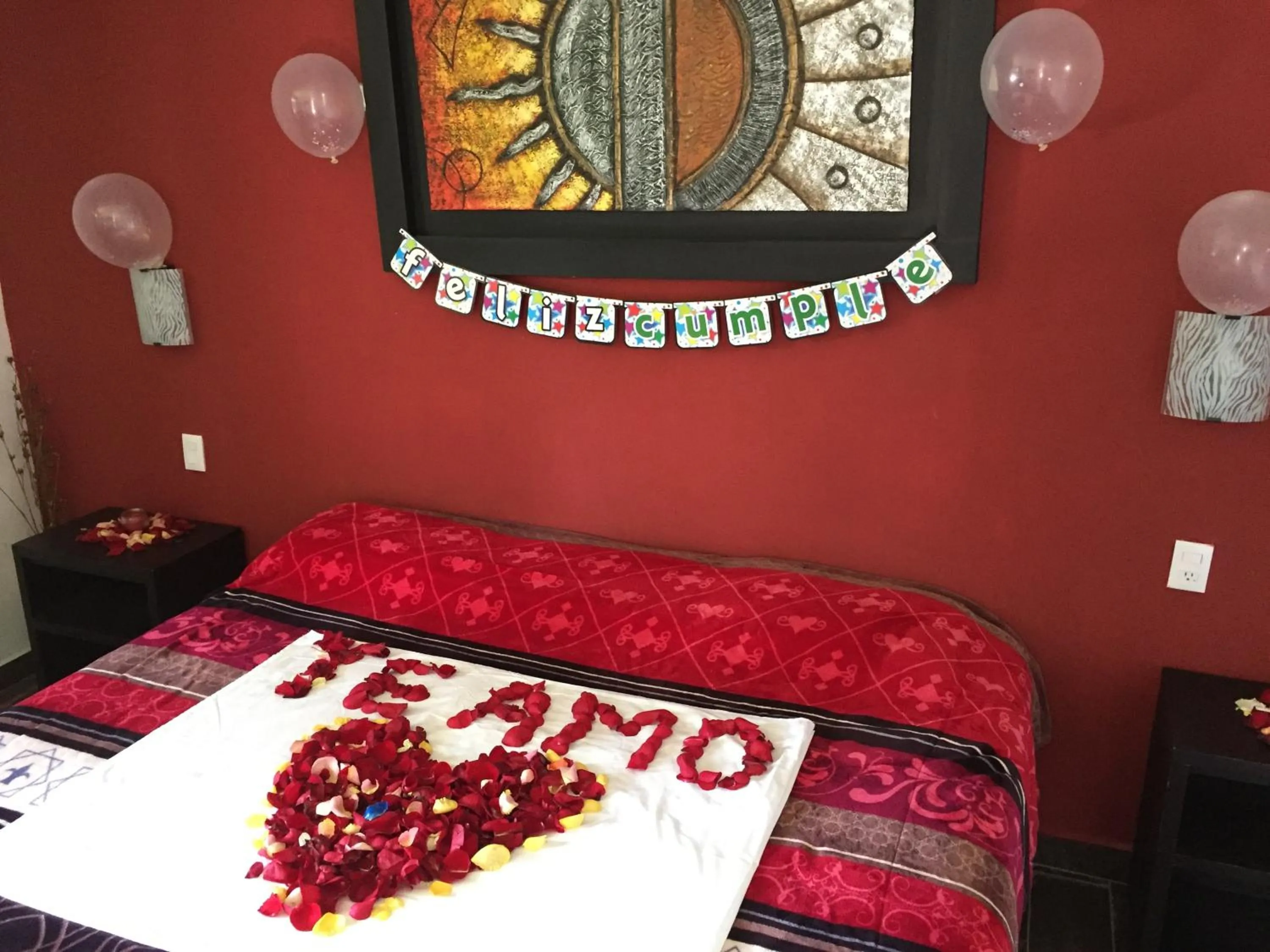 Bed in Telpochcalli Hotel & Temazcal