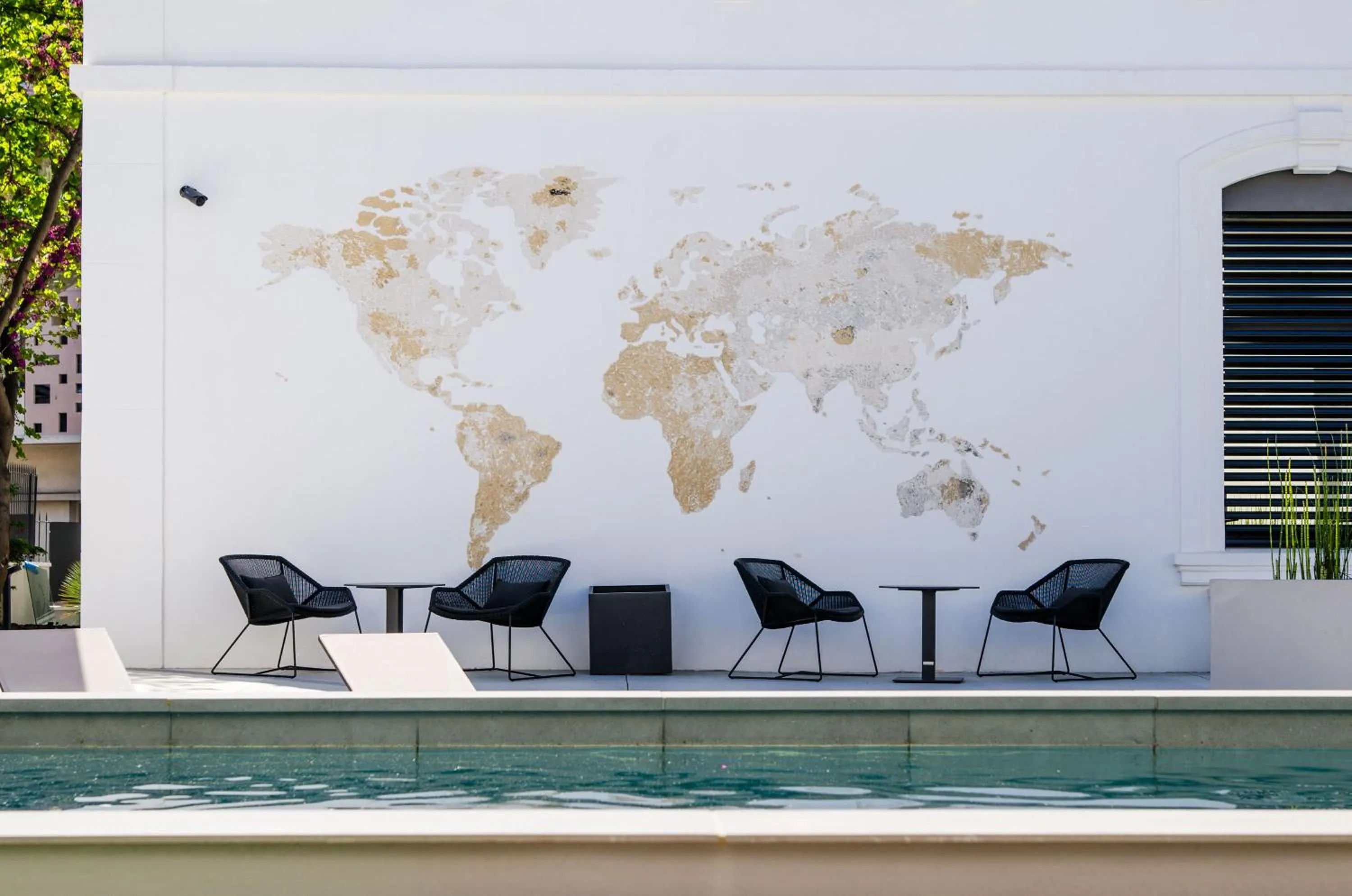 Patio in Hôtel In Situ