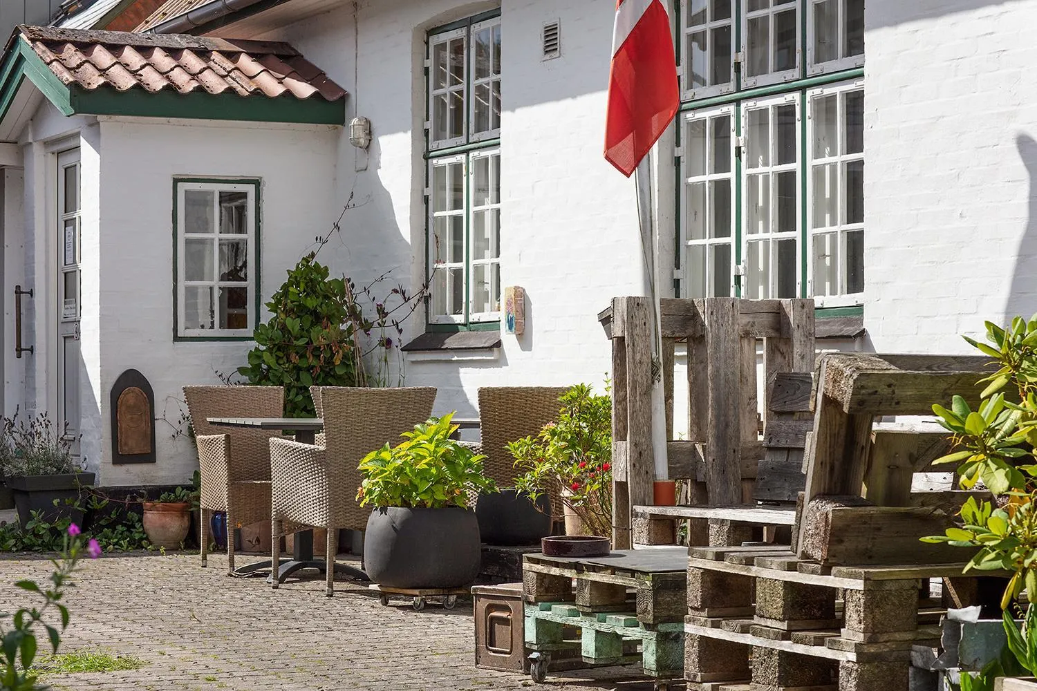 Inner courtyard view in Korinth Bed & Breakfast