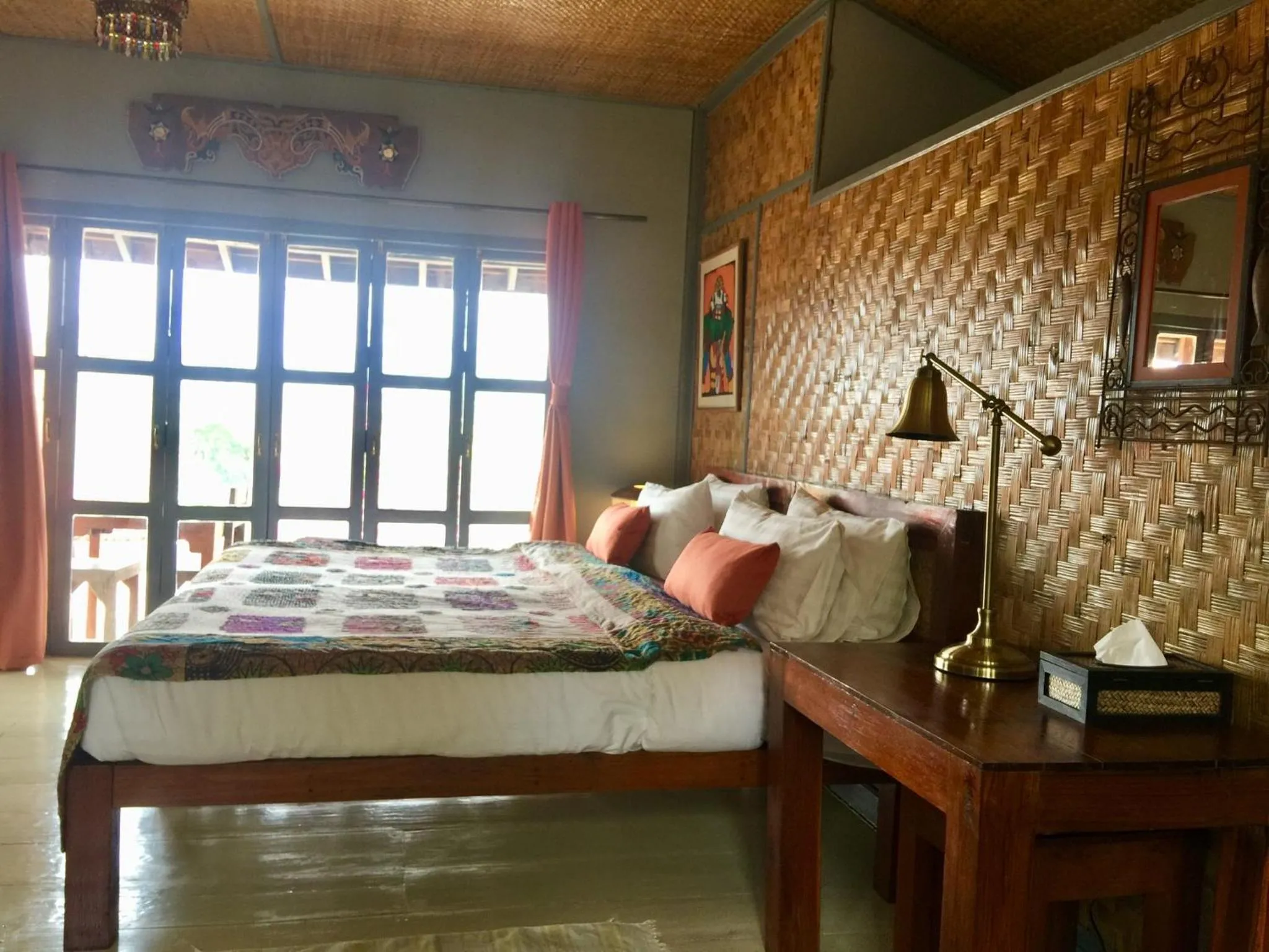 Bed in Bulun Buri Pai Resort