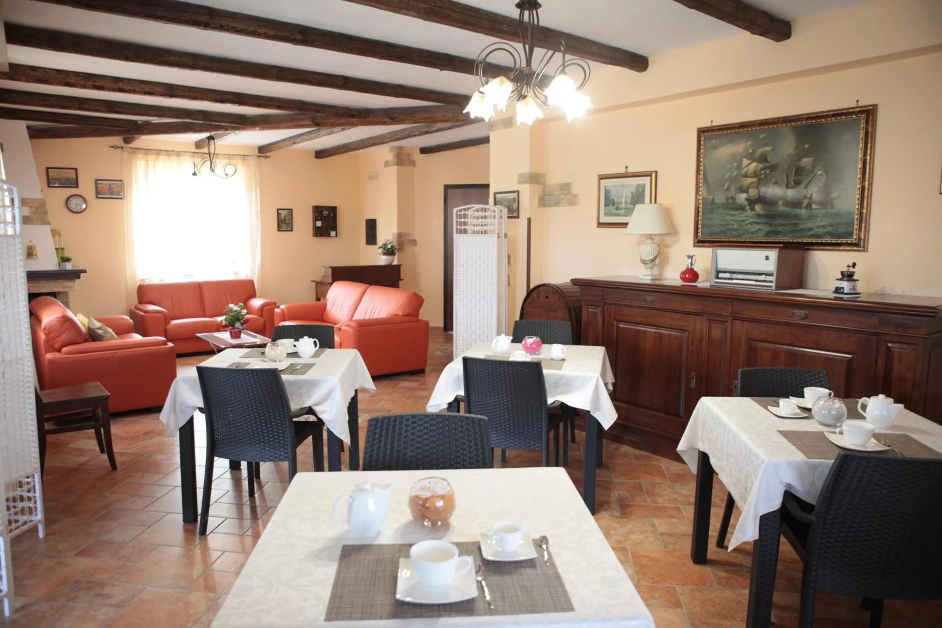 Living room in B&B Villa Isa