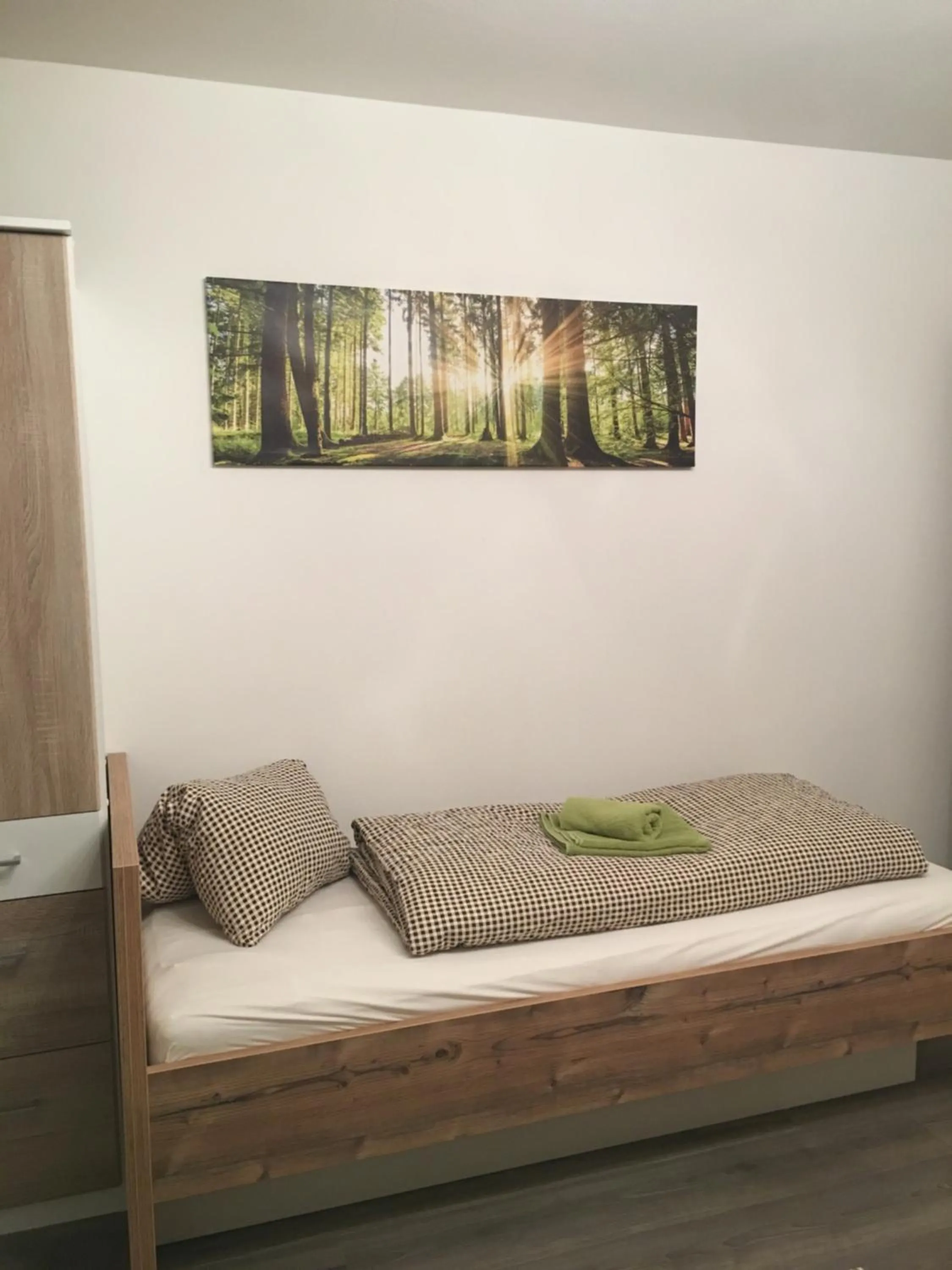 Bedroom, Bed in Haus Obertiefenbach