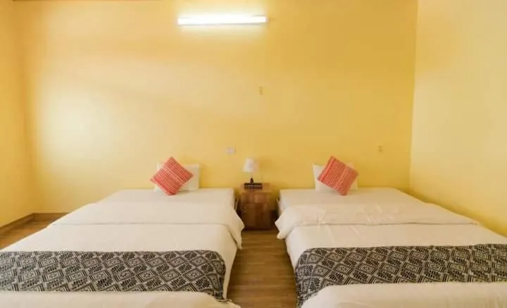 Bed in Mai Chau Xanh Bungalow