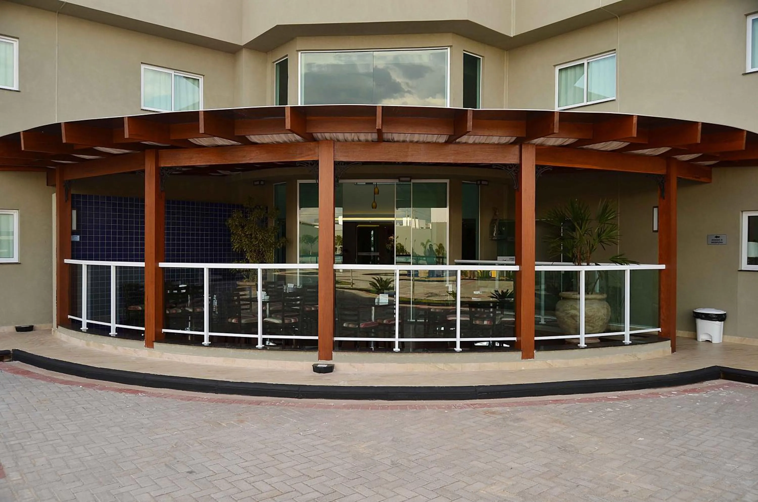 Patio in Hotel Matão By Mercure