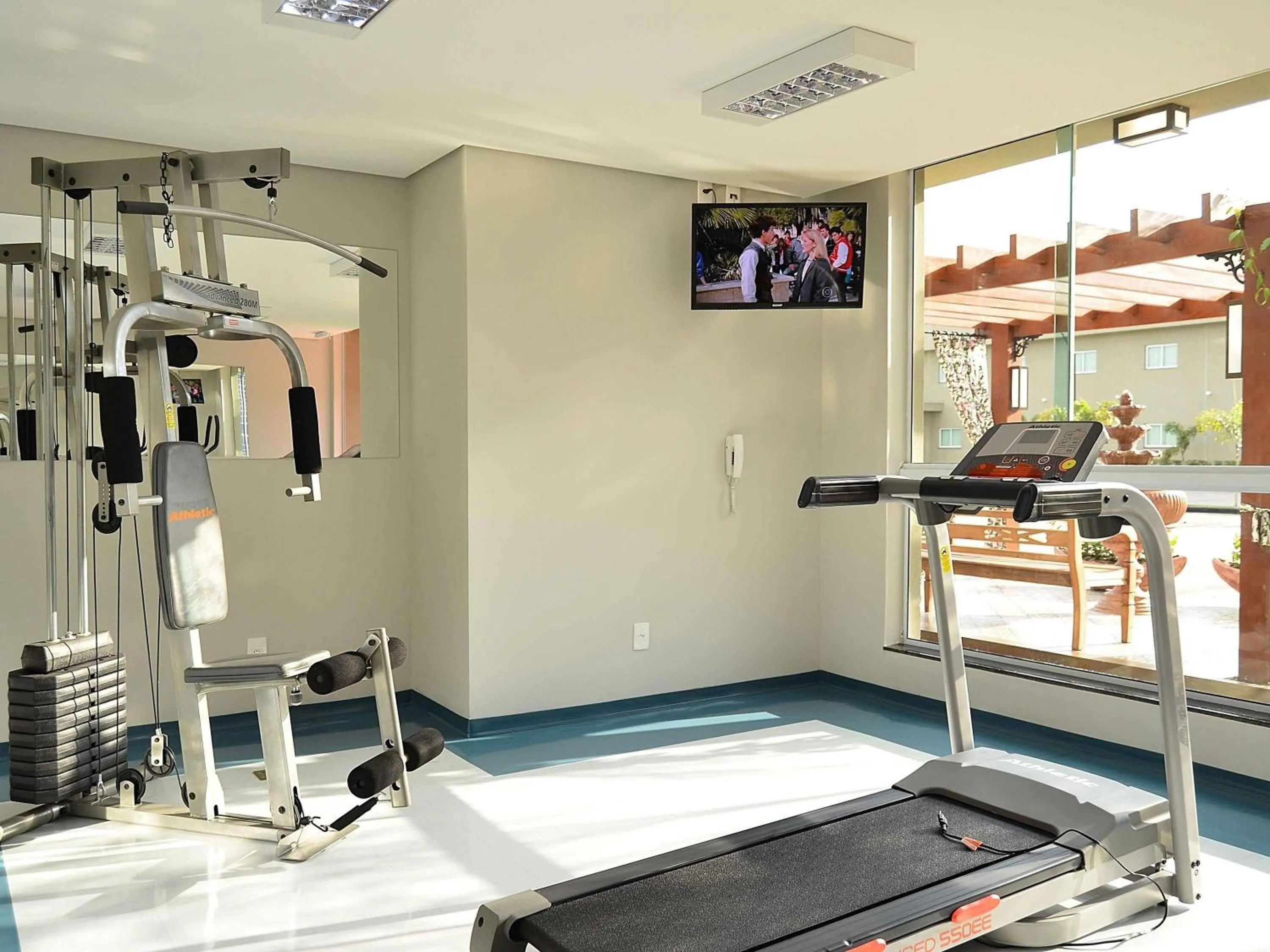 Fitness centre/facilities in Hotel Matão By Mercure