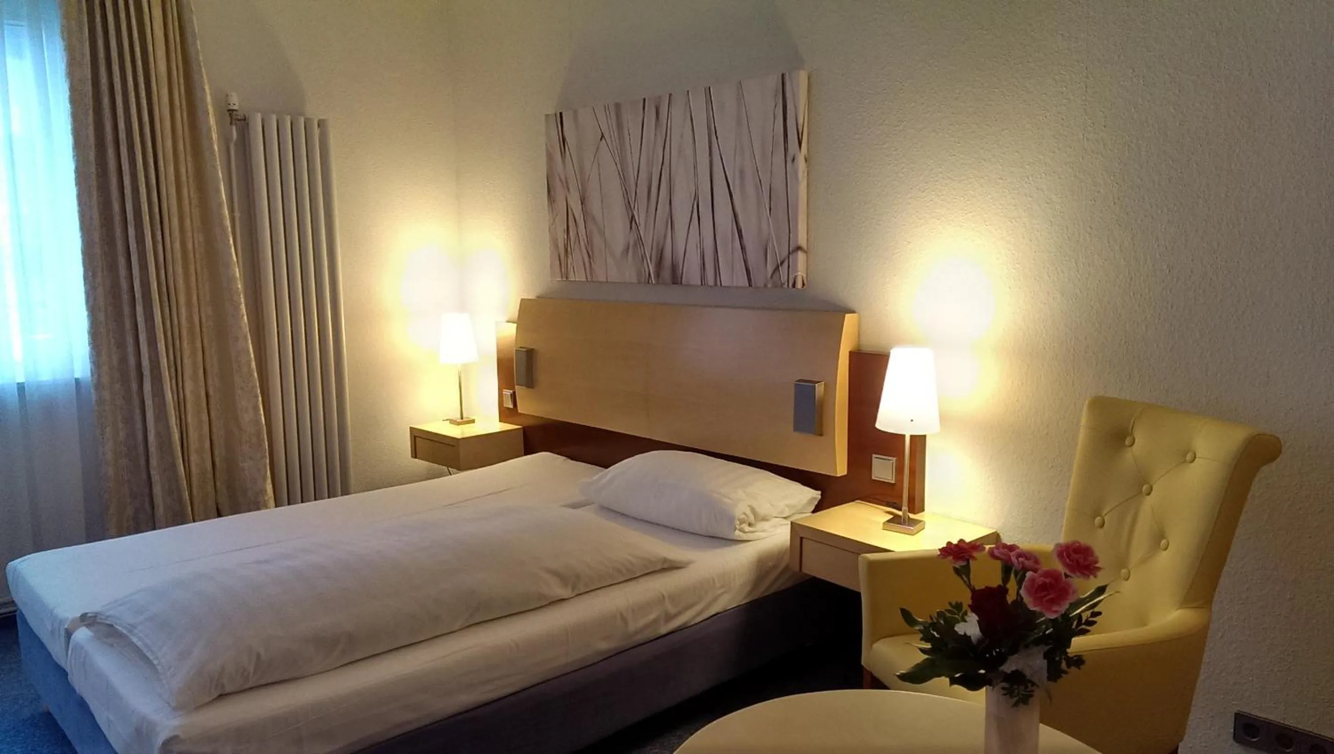 Decorative detail, Bed in Hotel Fernsicht